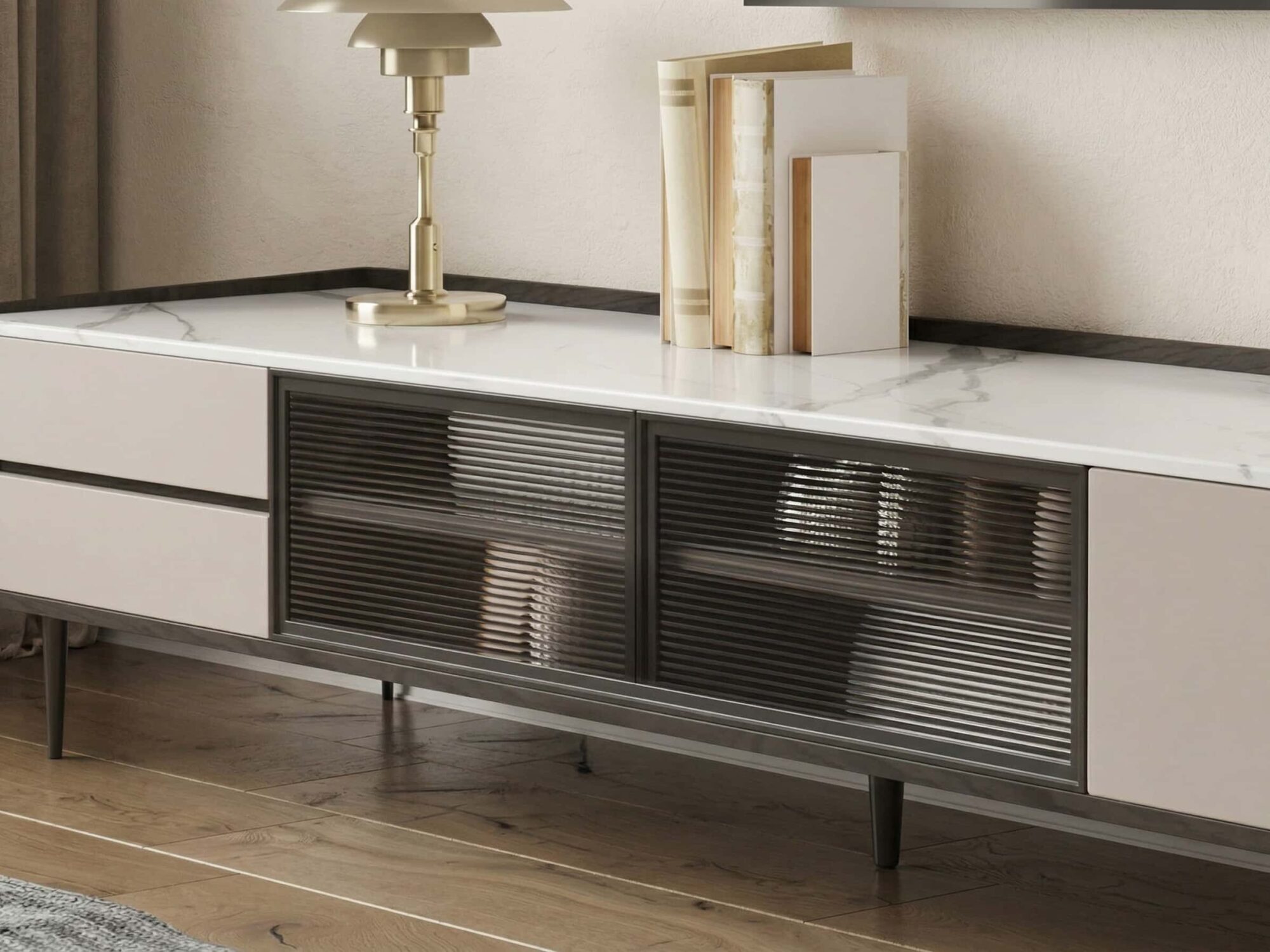 modern-minimalist-tv-stand-with-drawers-and-marble-top-4 Modern Minimalist Tv Stand With Drawers And Marble Top 4