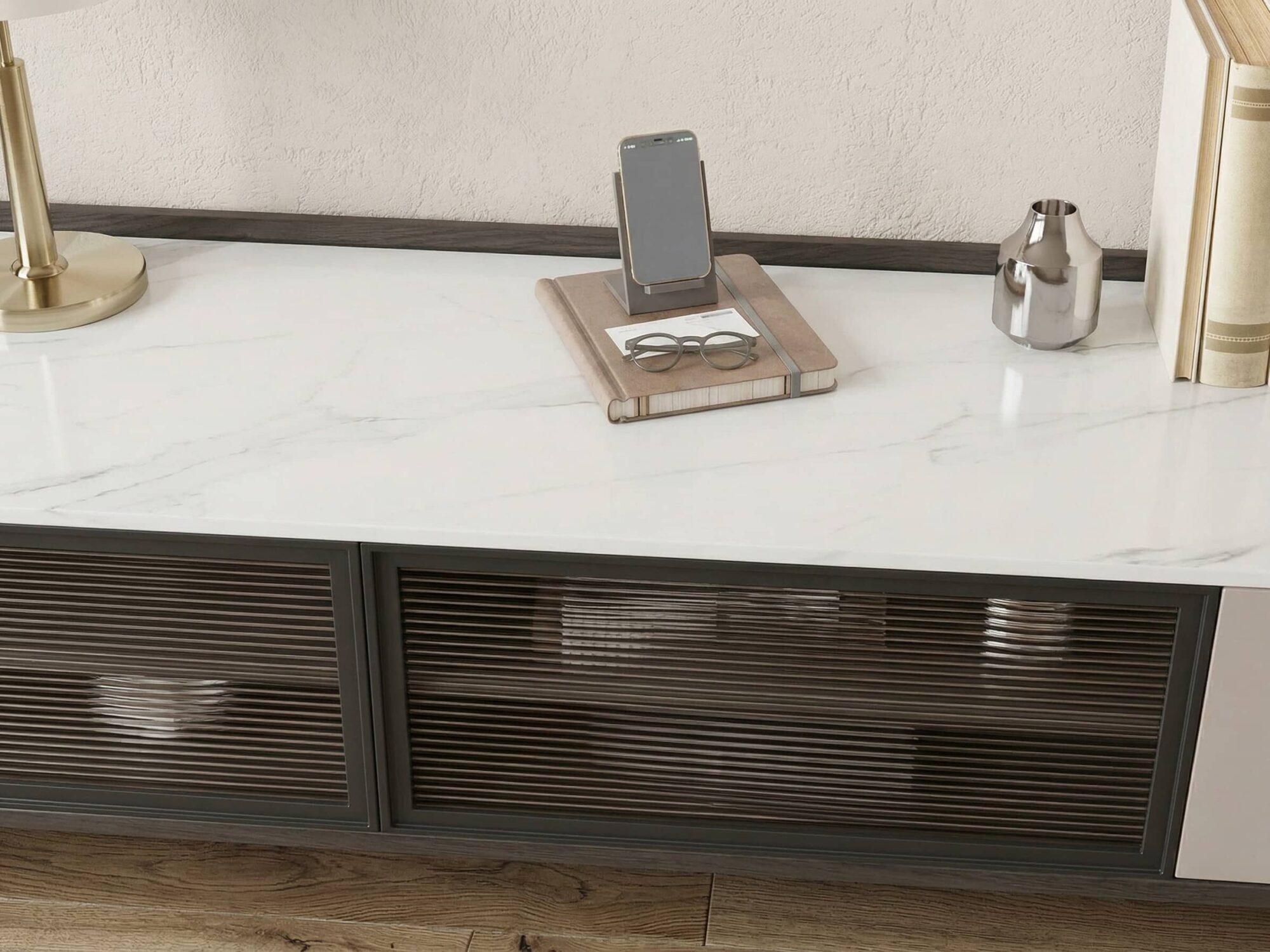 modern-minimalist-tv-stand-with-drawers-and-marble-top-6 Modern Minimalist Tv Stand With Drawers And Marble Top 6