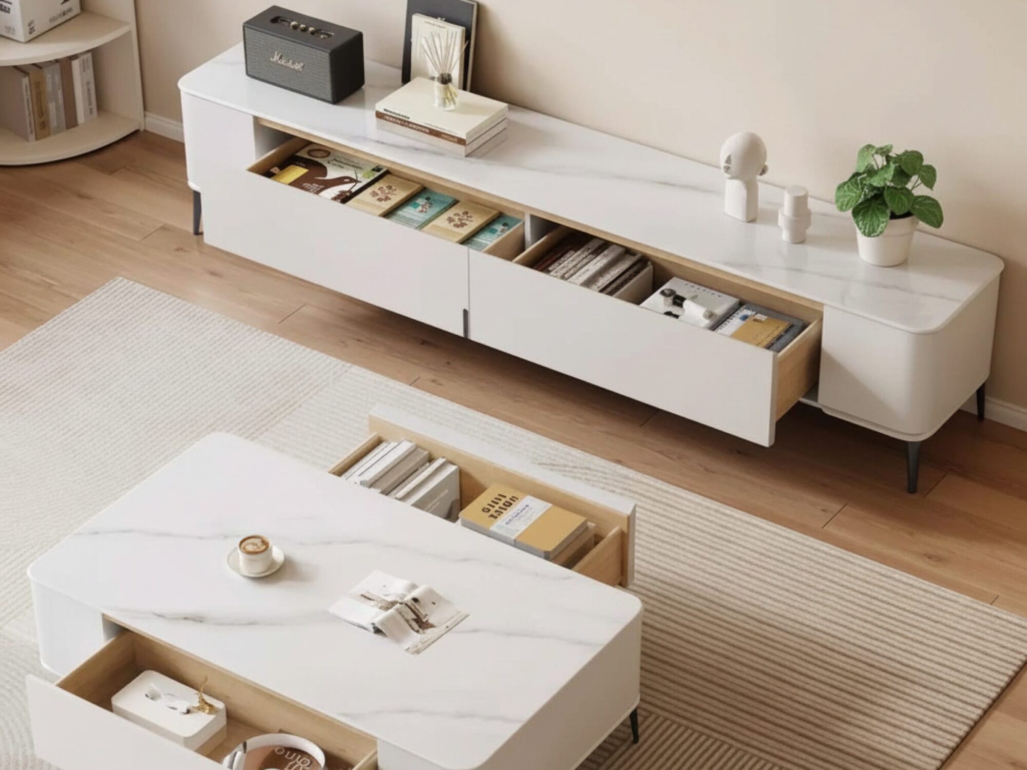 modern-minimalist-white-tv-stand-with-storage-6 Modern Minimalist White Tv Stand With Storage 6