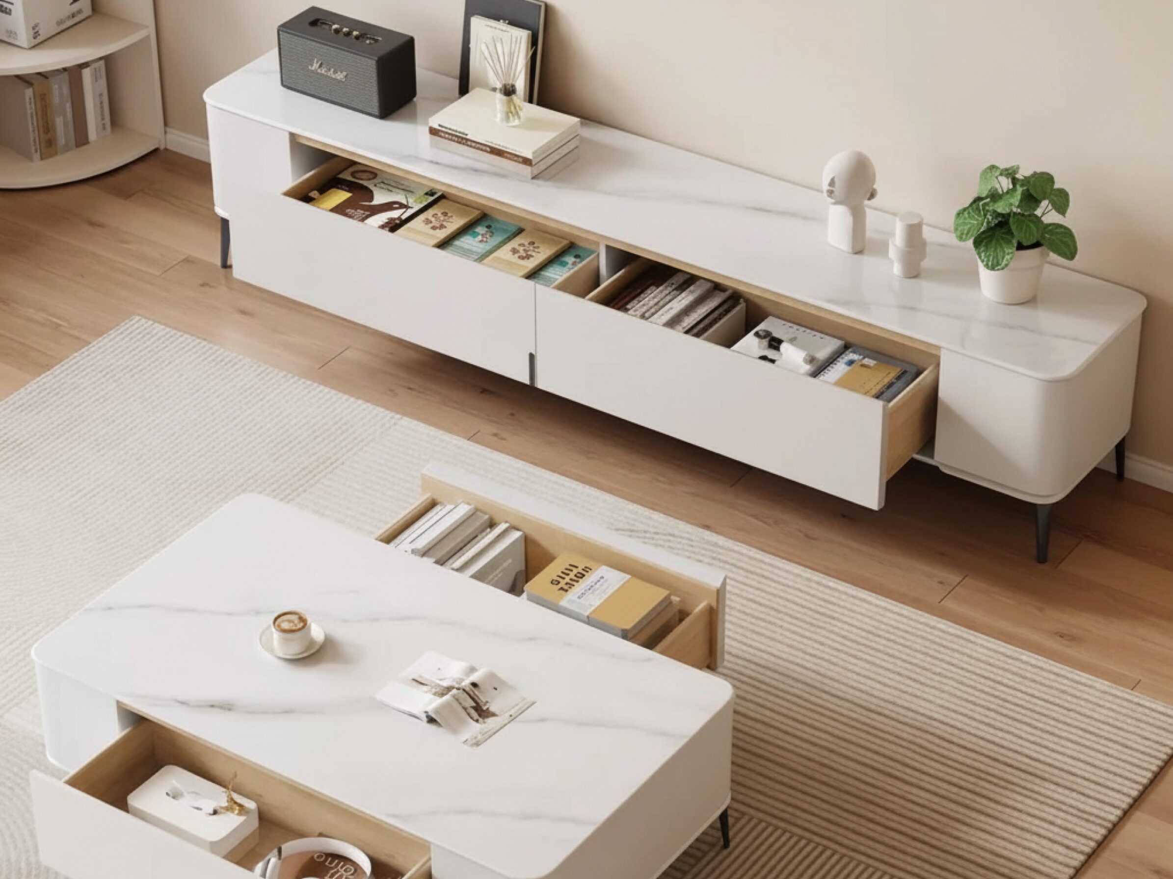 modern-minimalist-white-tv-stand-with-storage-6 Modern Minimalist White Tv Stand With Storage 6