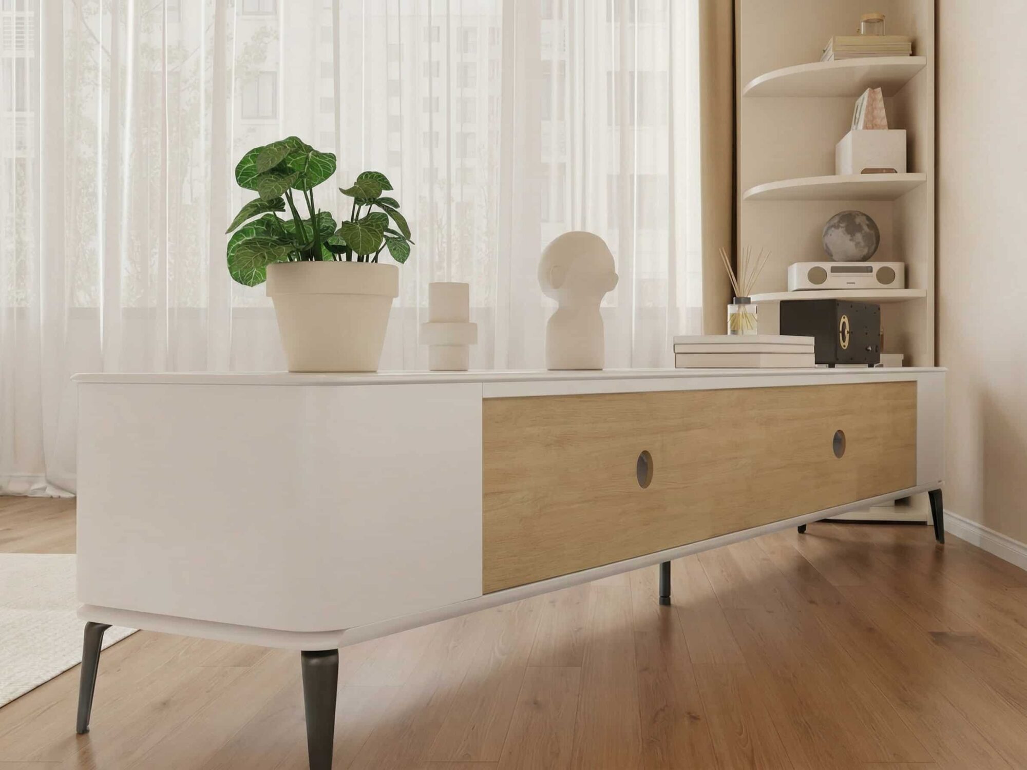 modern-minimalist-white-tv-stand-with-storage-9 Modern Minimalist White Tv Stand With Storage 9