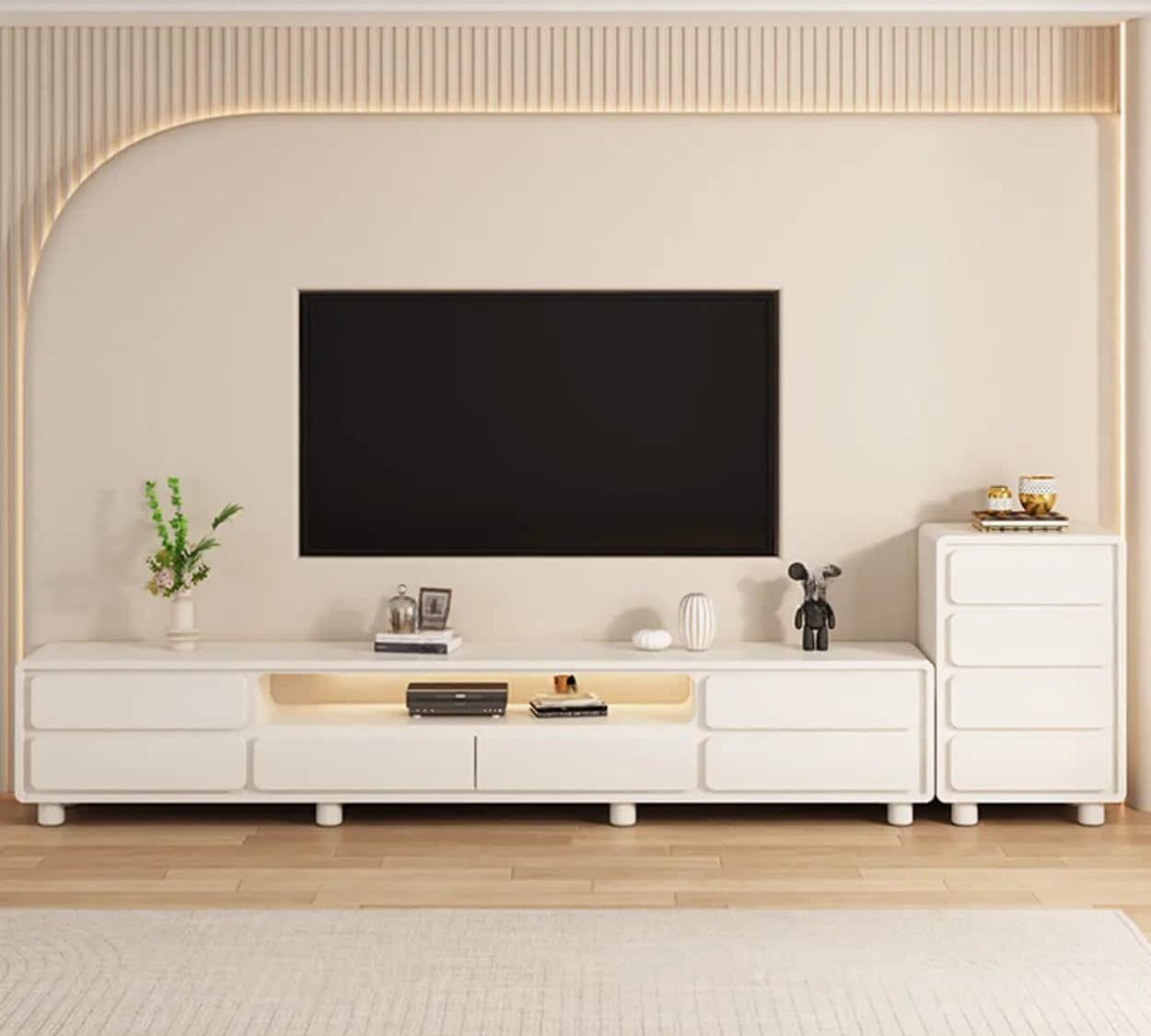 modern-minimalist-white-tv-stand-with-storage-drawers-1 Modern Minimalist White Tv Stand With Storage Drawers 1