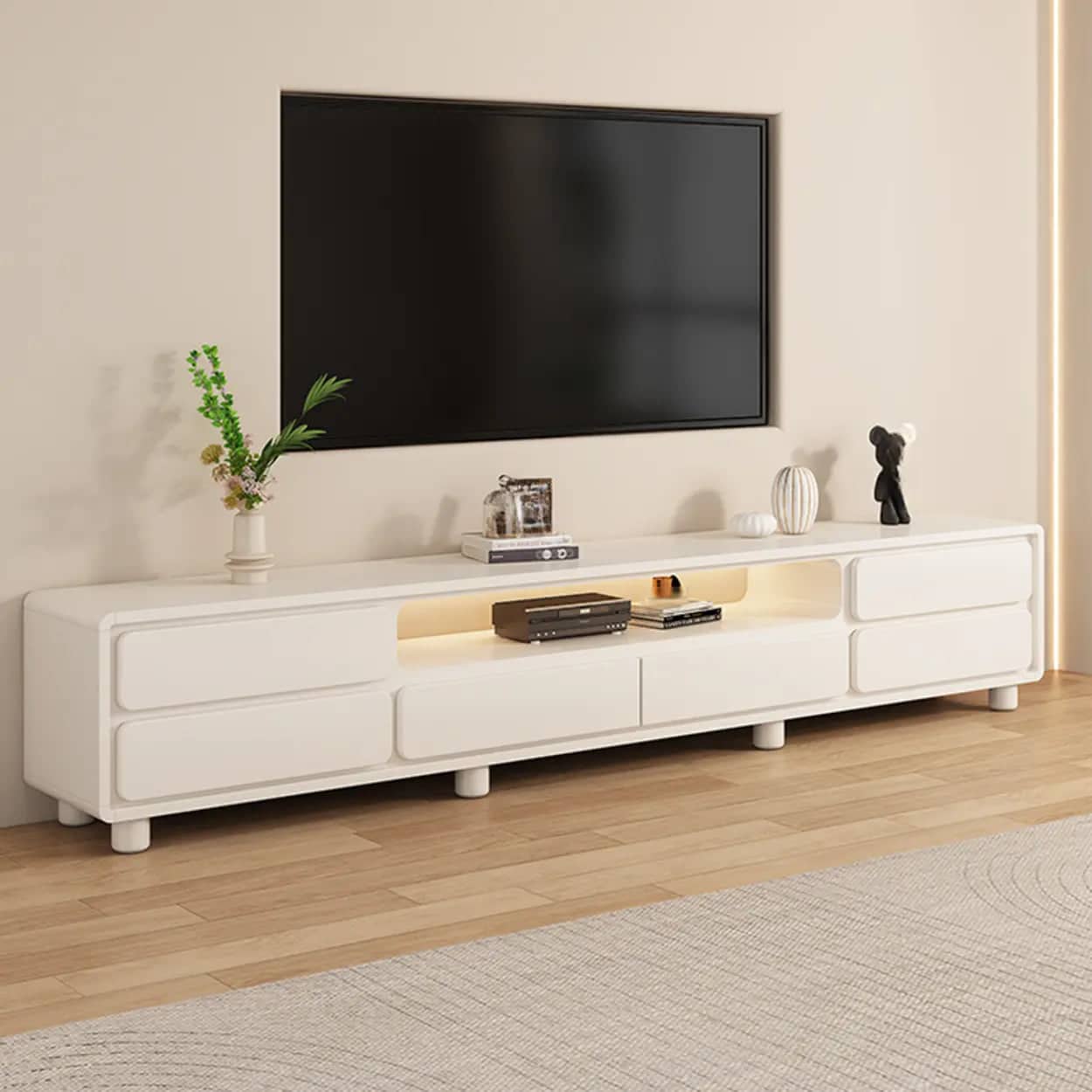 modern-minimalist-white-tv-stand-with-storage-drawers-3 Modern Minimalist White Tv Stand With Storage Drawers 3