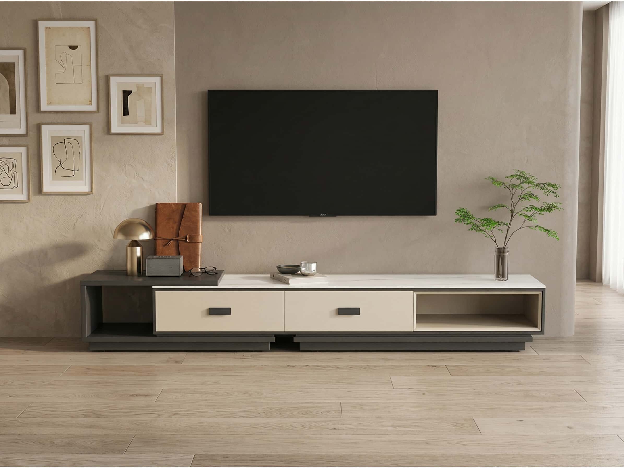 modern-rectangle-marble-top-tv-stand-with-drawers-5 Modern Rectangle Marble Top Tv Stand With Drawers 5