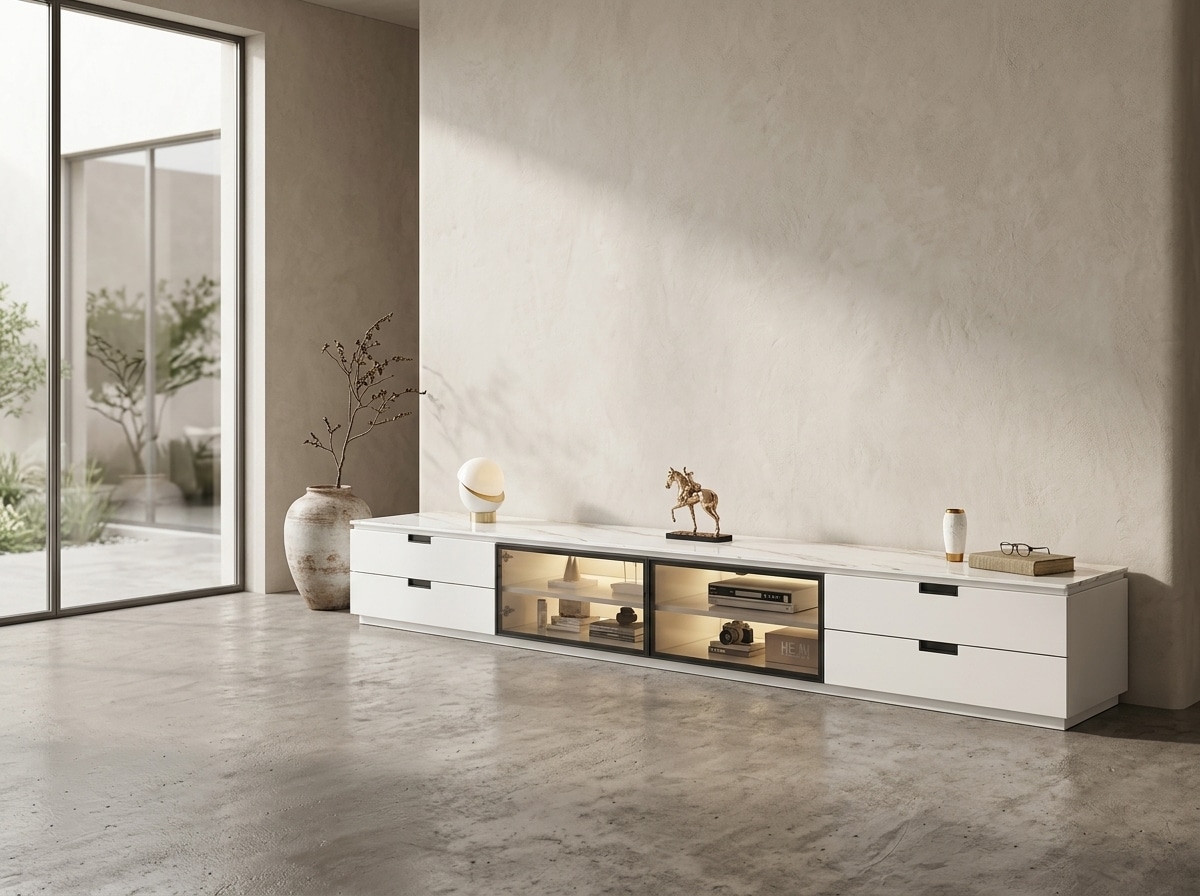 Modern Rectangular Stone Living Room White Led Tv Stand 3 Translated 20260331 093445