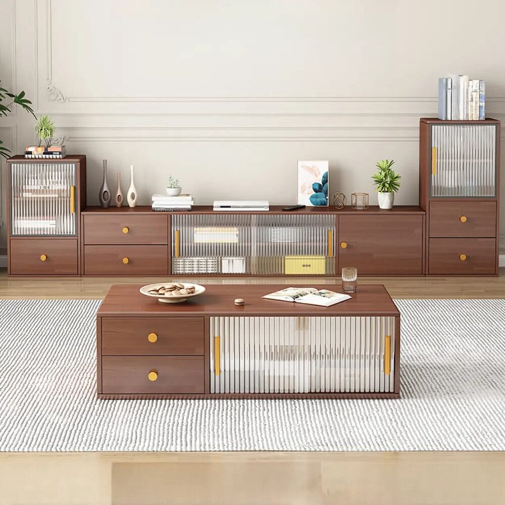 modern-walnut-wood-tv-stand-with-storage-cabinet-1 Modern Walnut Wood Tv Stand With Storage Cabinet 1
