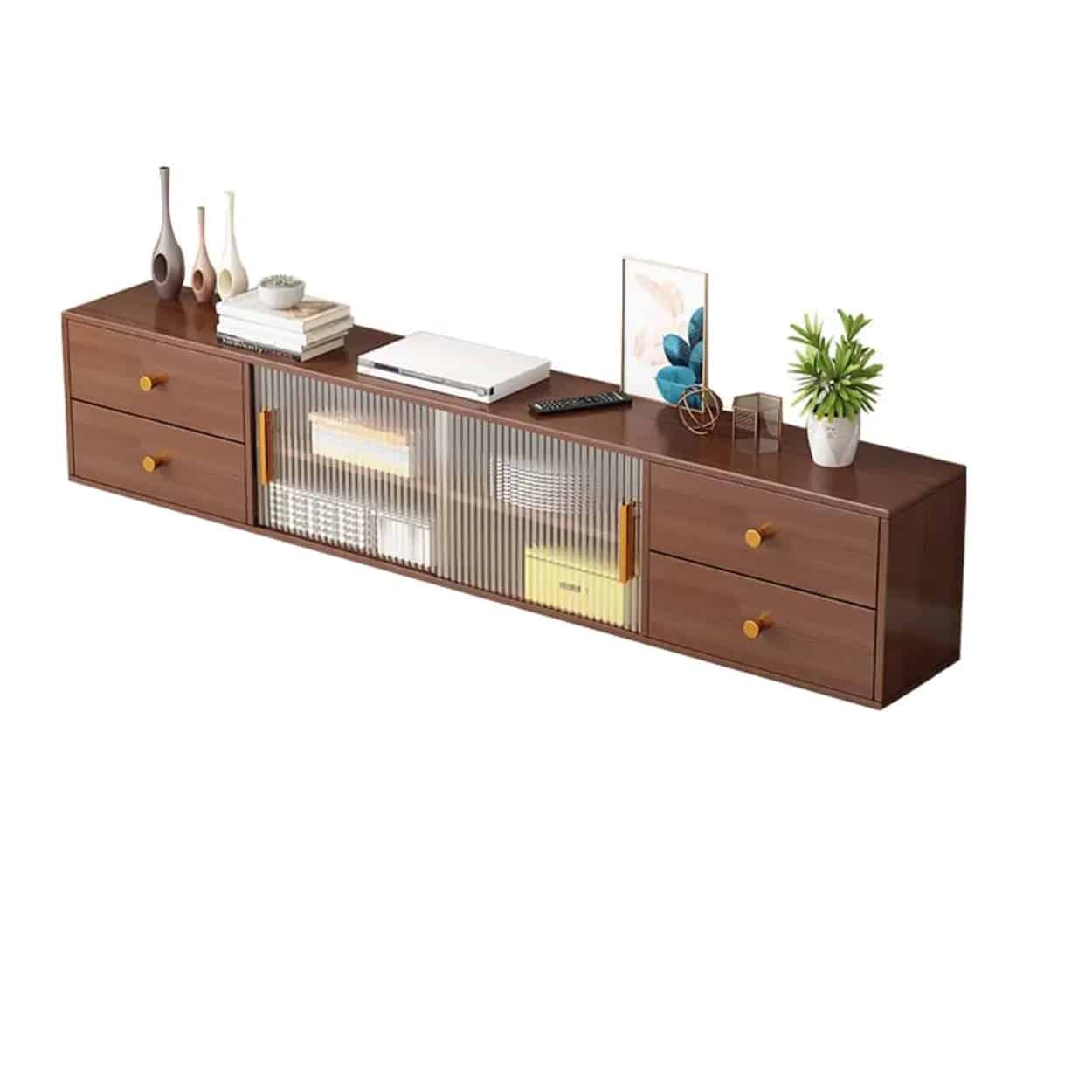 modern-walnut-wood-tv-stand-with-storage-cabinet-5 Modern Walnut Wood Tv Stand With Storage Cabinet 5
