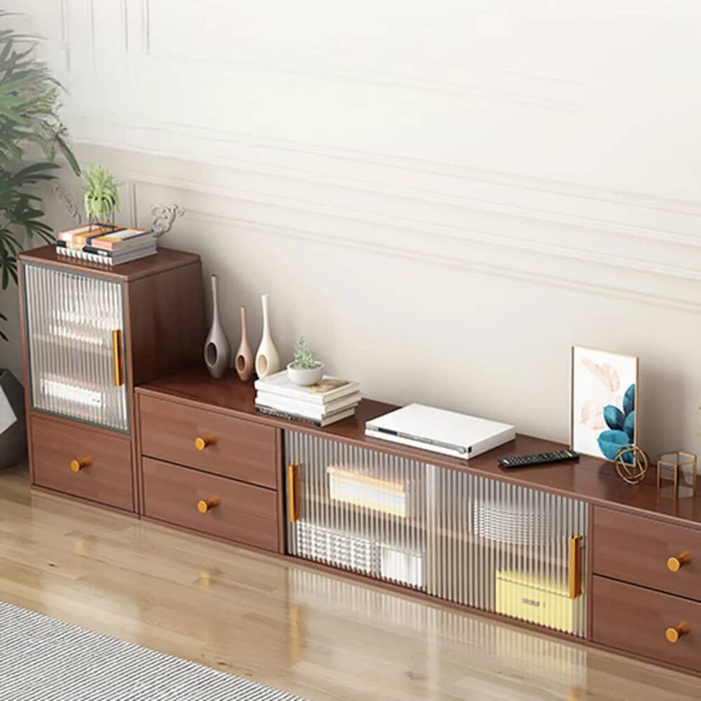 modern-walnut-wood-tv-stand-with-storage-cabinet-8 Modern Walnut Wood Tv Stand With Storage Cabinet 8