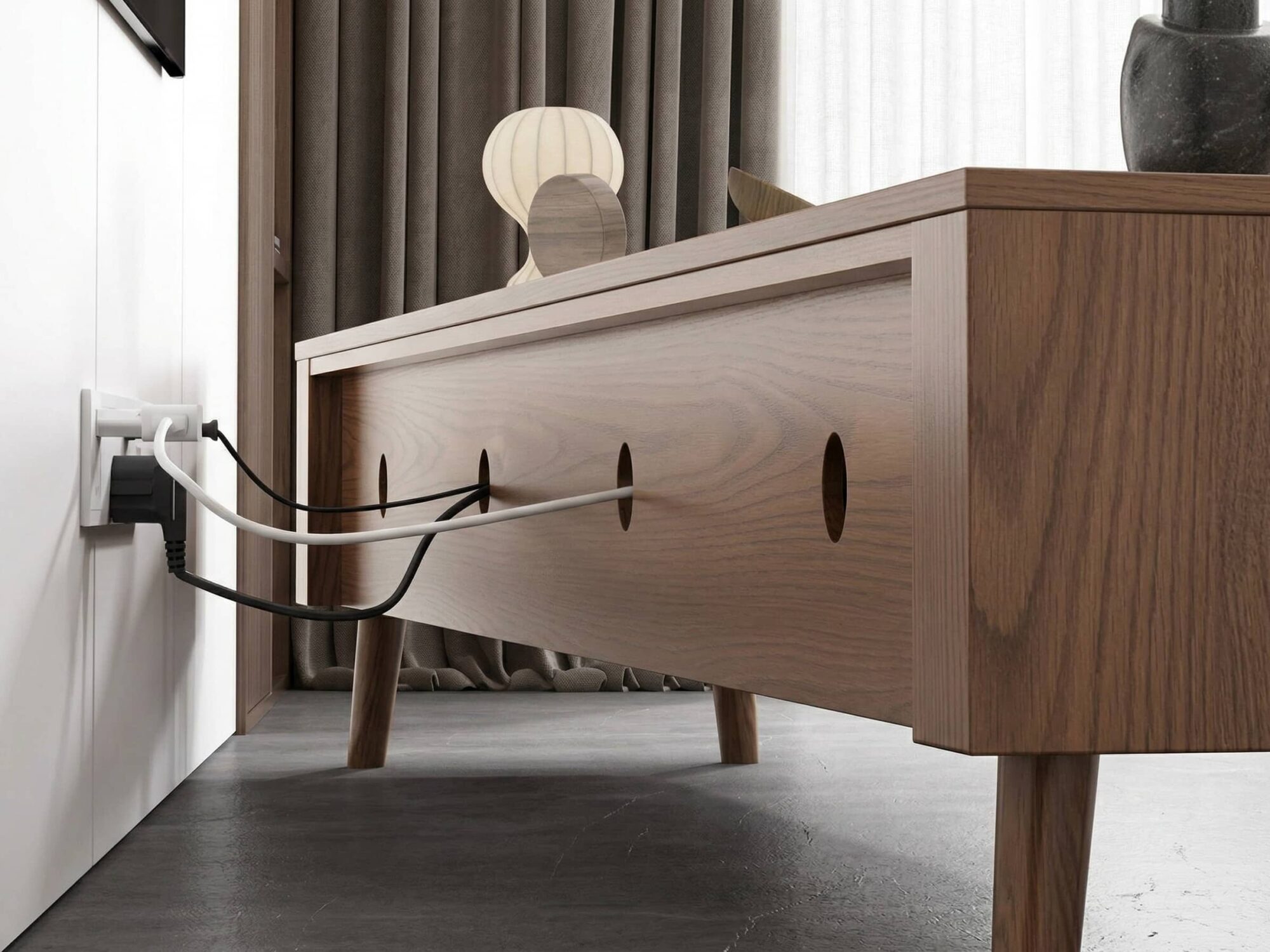 modern-wood-tv-stand-with-marble-top-and-storage-drawers-10 Modern Wood Tv Stand With Marble Top And Storage Drawers 10