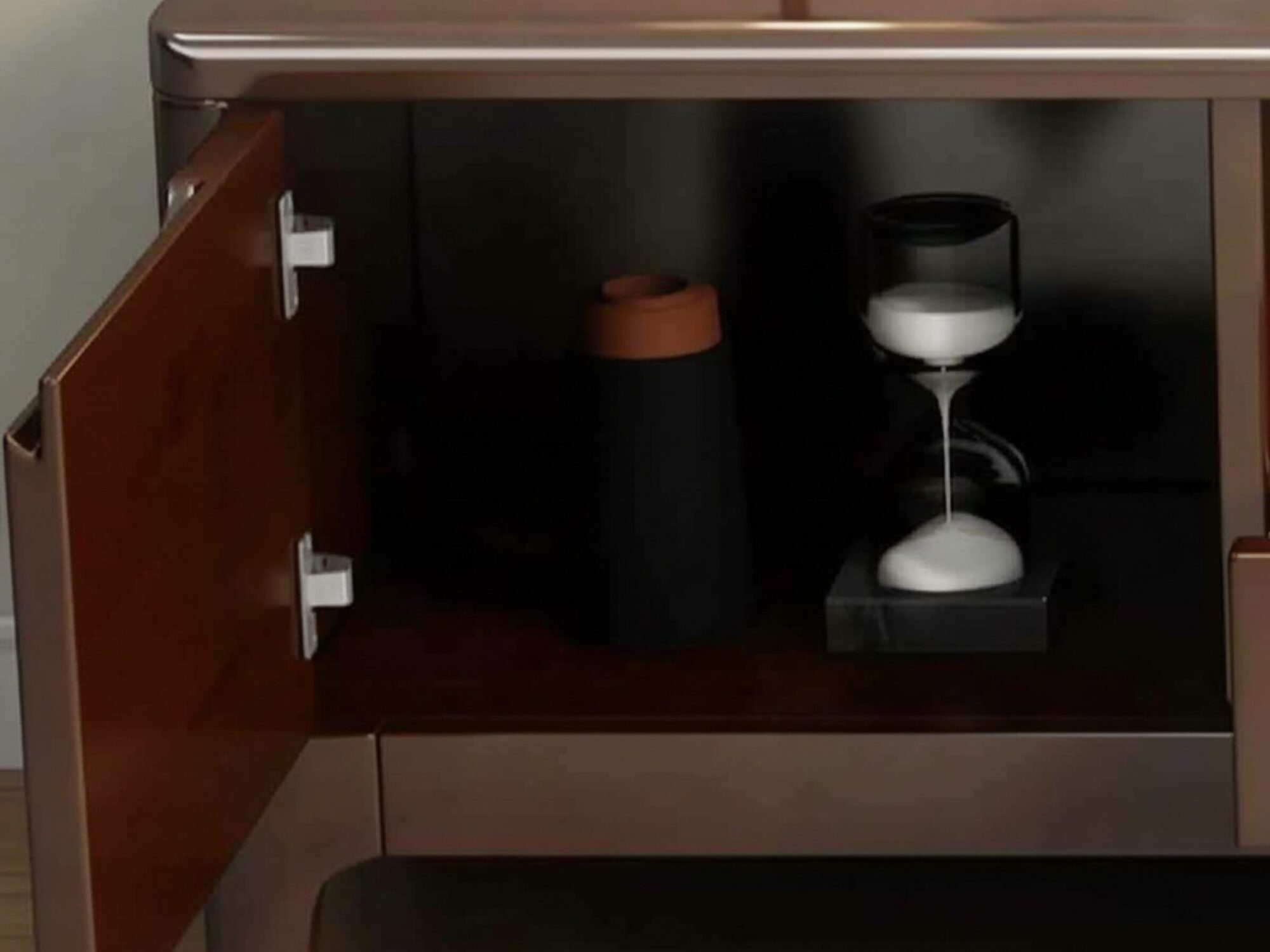 nut-brown-rubberwood-tv-stand-with-shelves-cabinet-11 Nut Brown Rubberwood Tv Stand With Shelves Cabinet 11