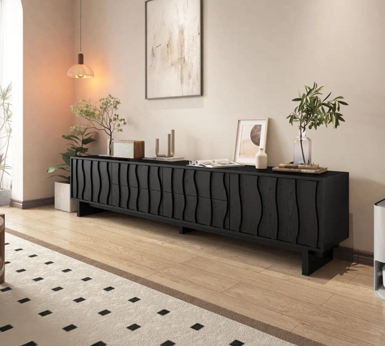 Nut Brown Wave Texture Rectangle Wood Drawers Tv Stand 2 E4ac1dc5 2da1 4d2f Bc98 F3bd3403795d