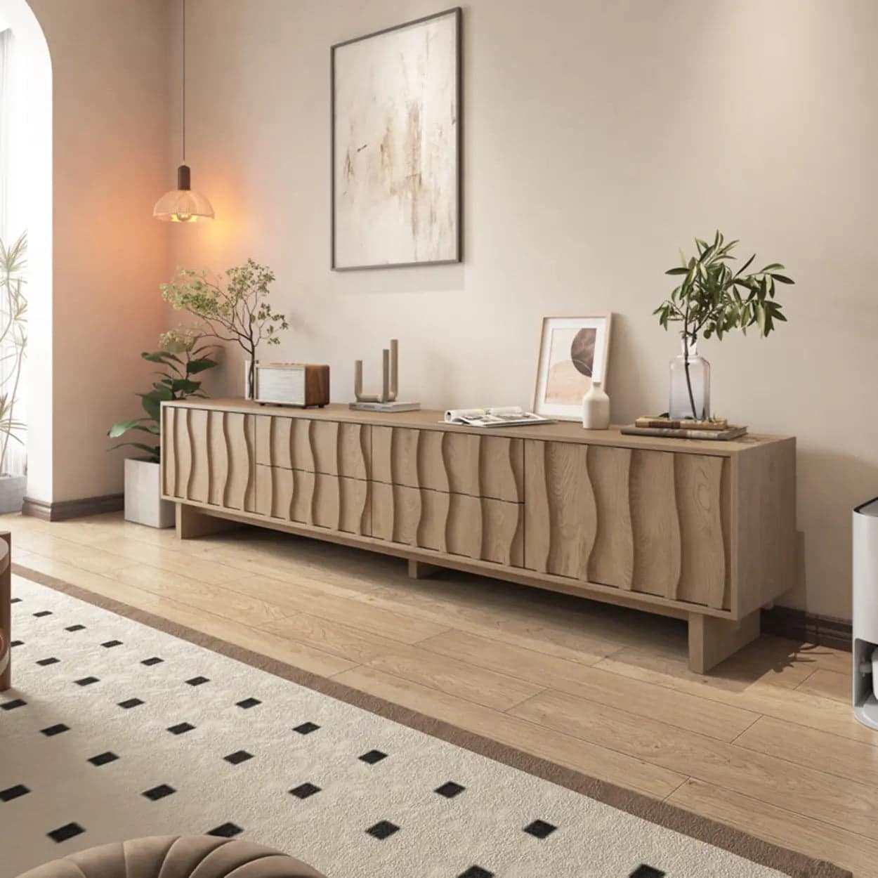 nut-brown-wave-texture-rectangle-wood-drawers-tv-stand-6_09646351-ccd4-4110-83dd-06b9de5e439b Nut Brown Wave Texture Rectangle Wood Drawers Tv Stand 6 09646351 Ccd4 4110 83dd 06b9de5e439b