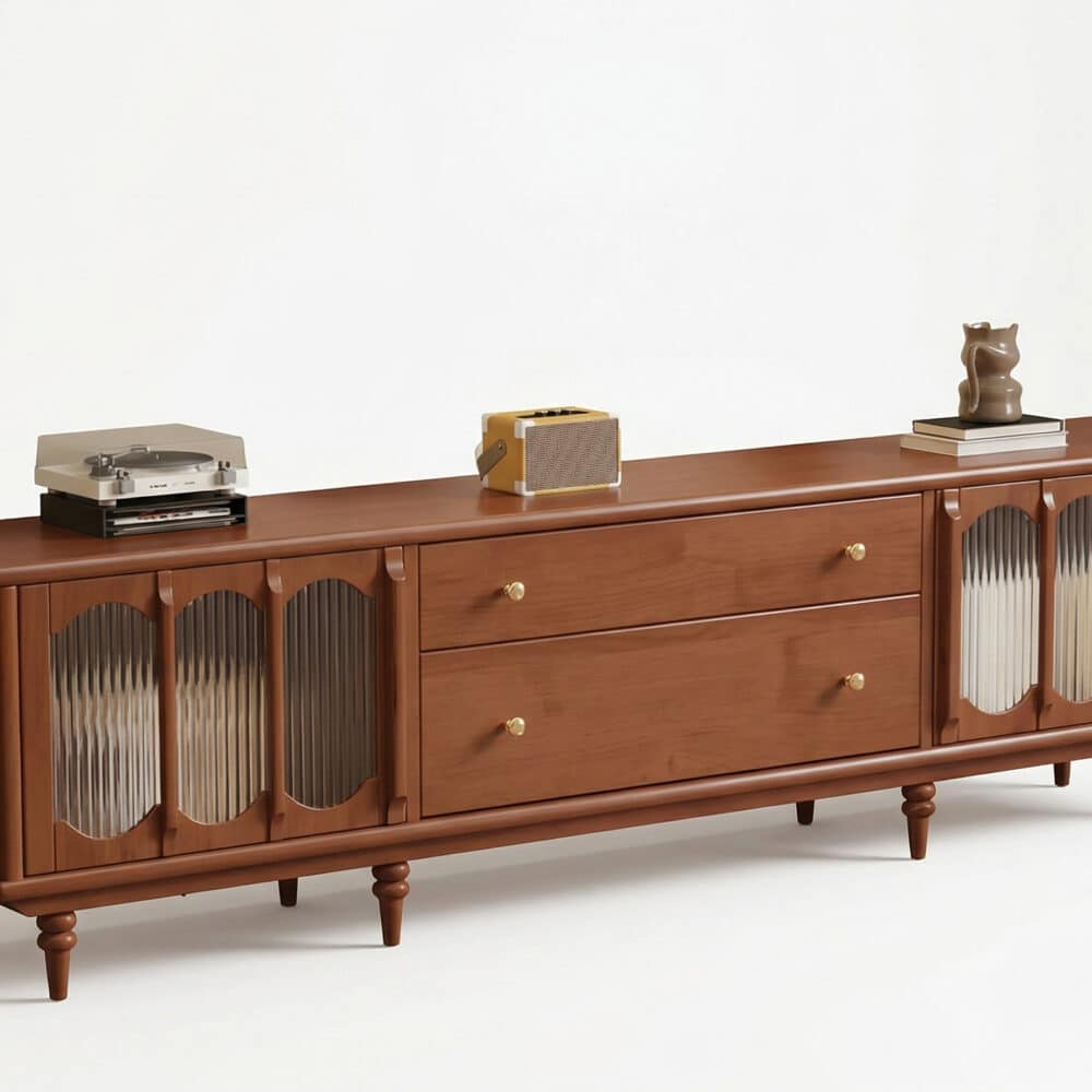 Rustic Black Wood Drawers Cabinet Long TV Stand - resized - 相册图 #1 Rustic Black Wood Drawers Cabinet Long TV Stand 相册图 #1 resized