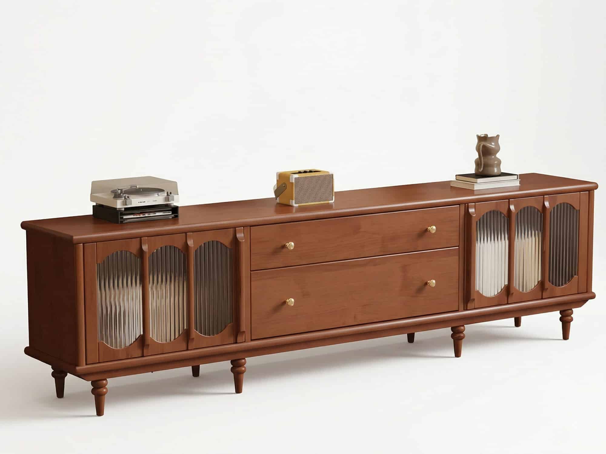 Rustic Black Wood Drawers Cabinet Long TV Stand - resized - 相册图 #1 Rustic Black Wood Drawers Cabinet Long TV Stand 相册图 #1 resized