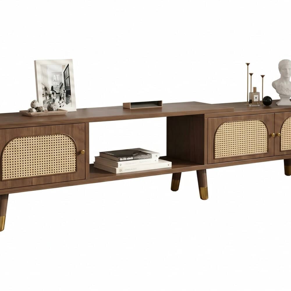 Scandinavian Black Rectangle Shelves Cabinet TV Stand - resized - 相册图 #7 Scandinavian Black Rectangle Shelves Cabinet TV Stand 相册图 #7 resized