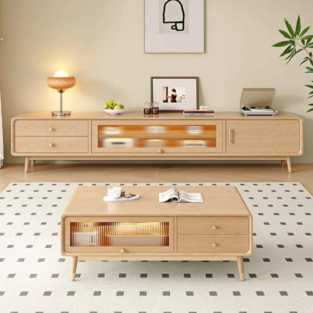 scandinavian-natural-wood-cabinet-drawers-tv-stand-1 Scandinavian Natural Wood Cabinet Drawers Tv Stand 1