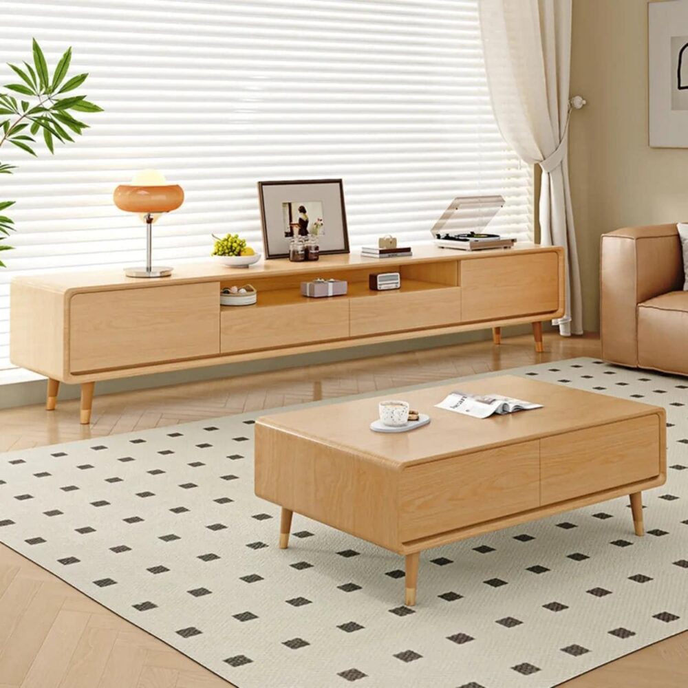 scandinavian-natural-wood-cabinet-drawers-tv-stand-2 Scandinavian Natural Wood Cabinet Drawers Tv Stand 2