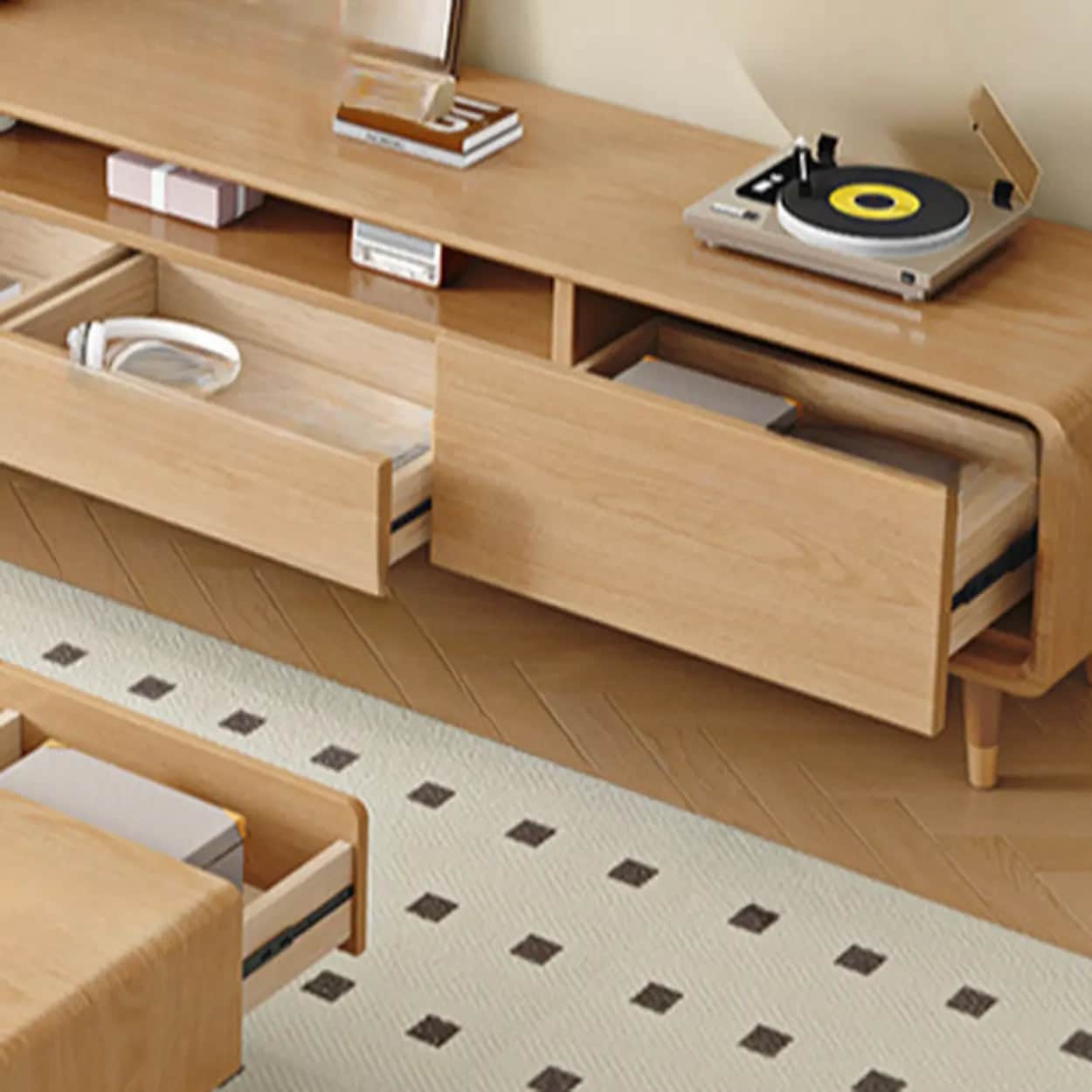 scandinavian-natural-wood-cabinet-drawers-tv-stand-8 Scandinavian Natural Wood Cabinet Drawers Tv Stand 8