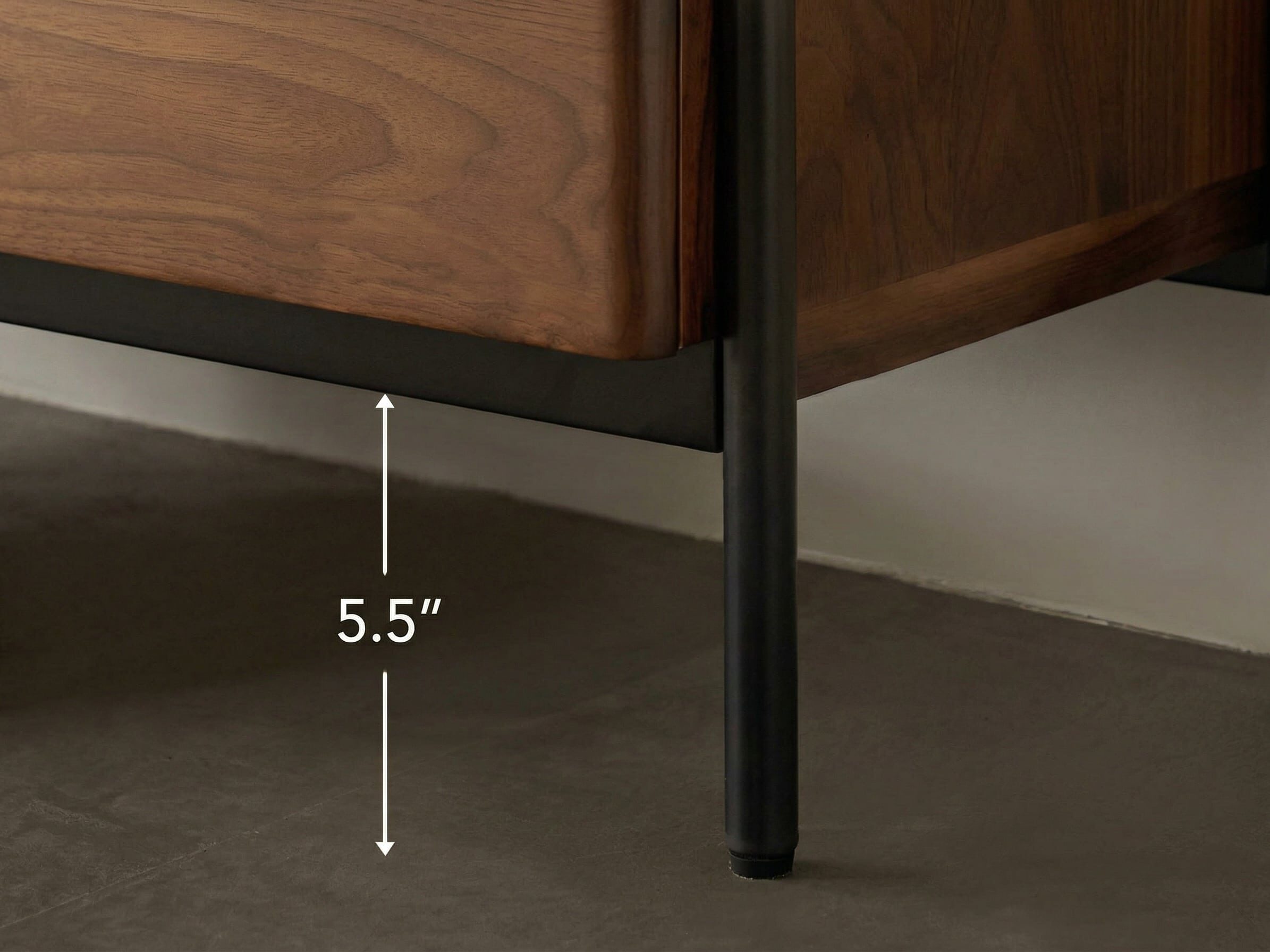 scandinavian-walnut-sideboard-with-drawers-tv-stand-5 Scandinavian Walnut Sideboard With Drawers Tv Stand 5