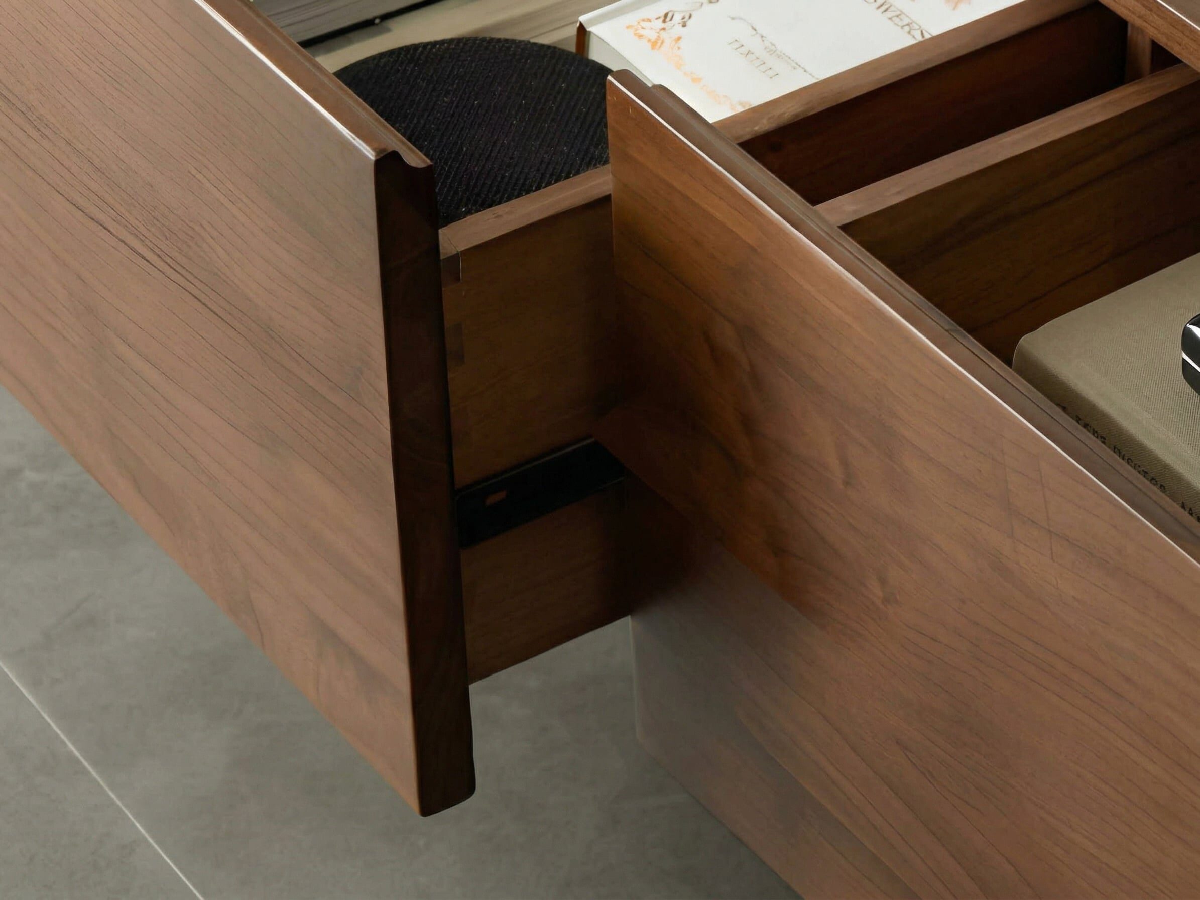 scandinavian-walnut-sideboard-with-drawers-tv-stand-6 Scandinavian Walnut Sideboard With Drawers Tv Stand 6