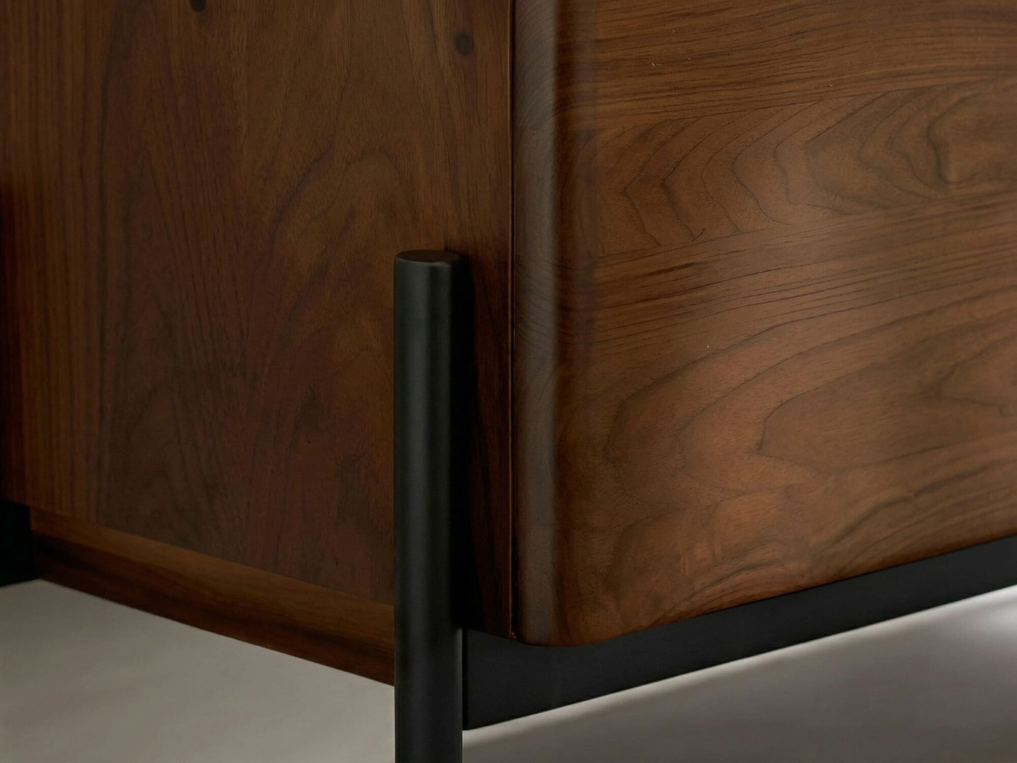 scandinavian-walnut-sideboard-with-drawers-tv-stand-7 Scandinavian Walnut Sideboard With Drawers Tv Stand 7