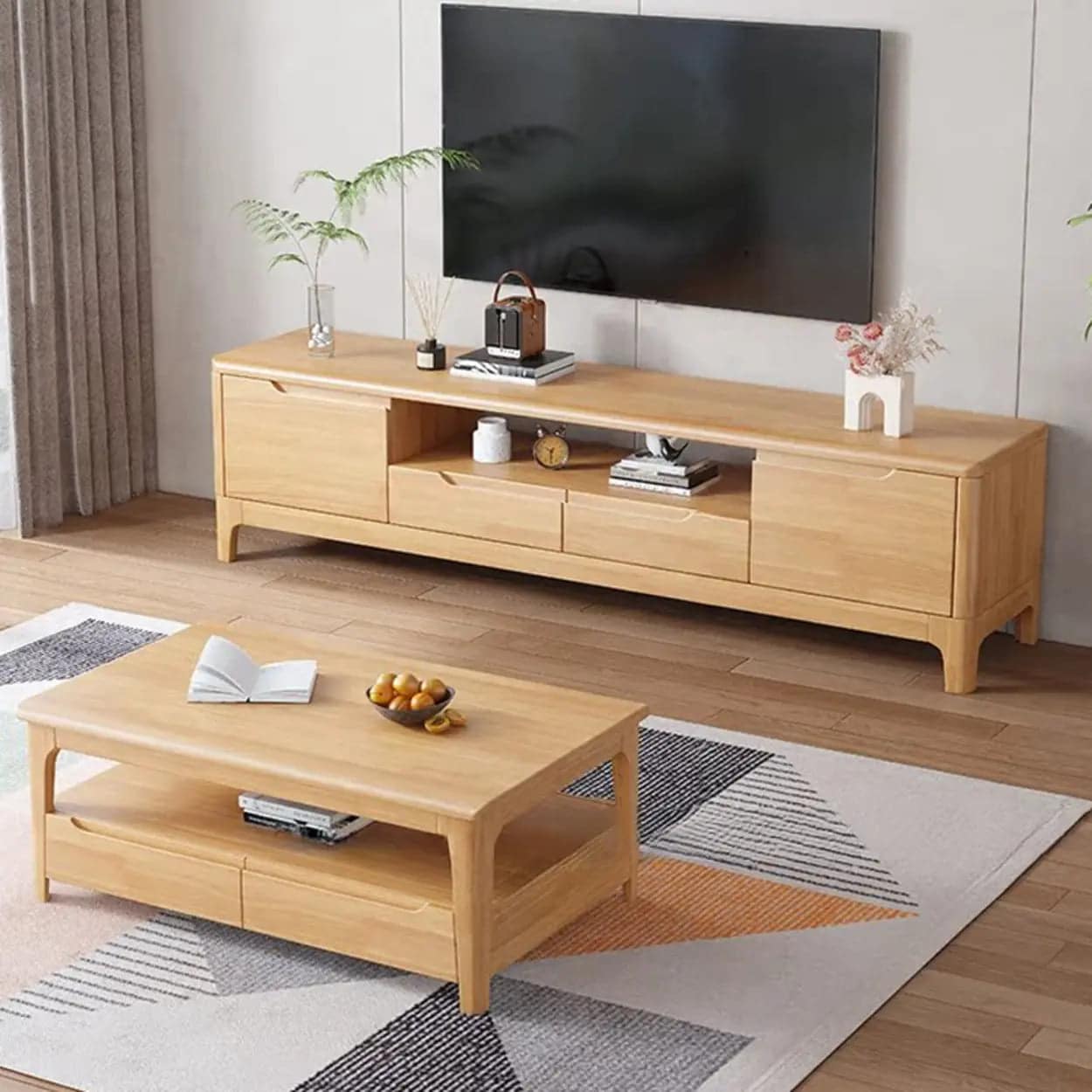 scandinavian-wood-tv-stand-with-storage-drawers-1 Scandinavian Wood Tv Stand With Storage Drawers 1