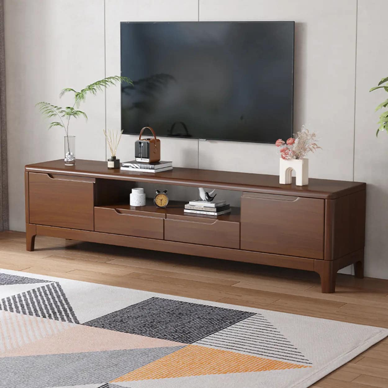 scandinavian-wood-tv-stand-with-storage-drawers-2 Scandinavian Wood Tv Stand With Storage Drawers 2