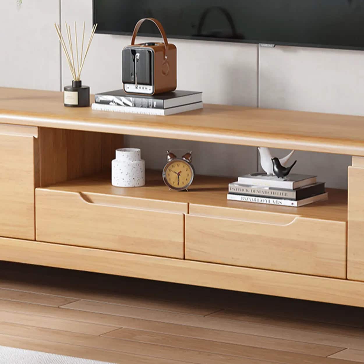 scandinavian-wood-tv-stand-with-storage-drawers-4 Scandinavian Wood Tv Stand With Storage Drawers 4