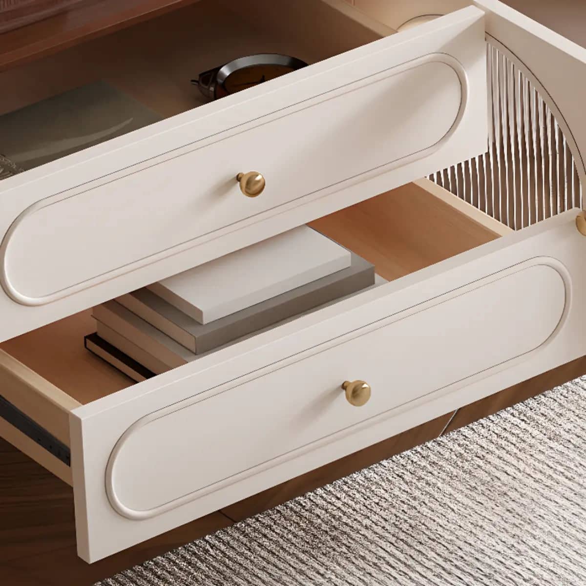 scandinavian-wooden-tv-stand-with-cabinet-drawers-12 Scandinavian Wooden Tv Stand With Cabinet Drawers 12