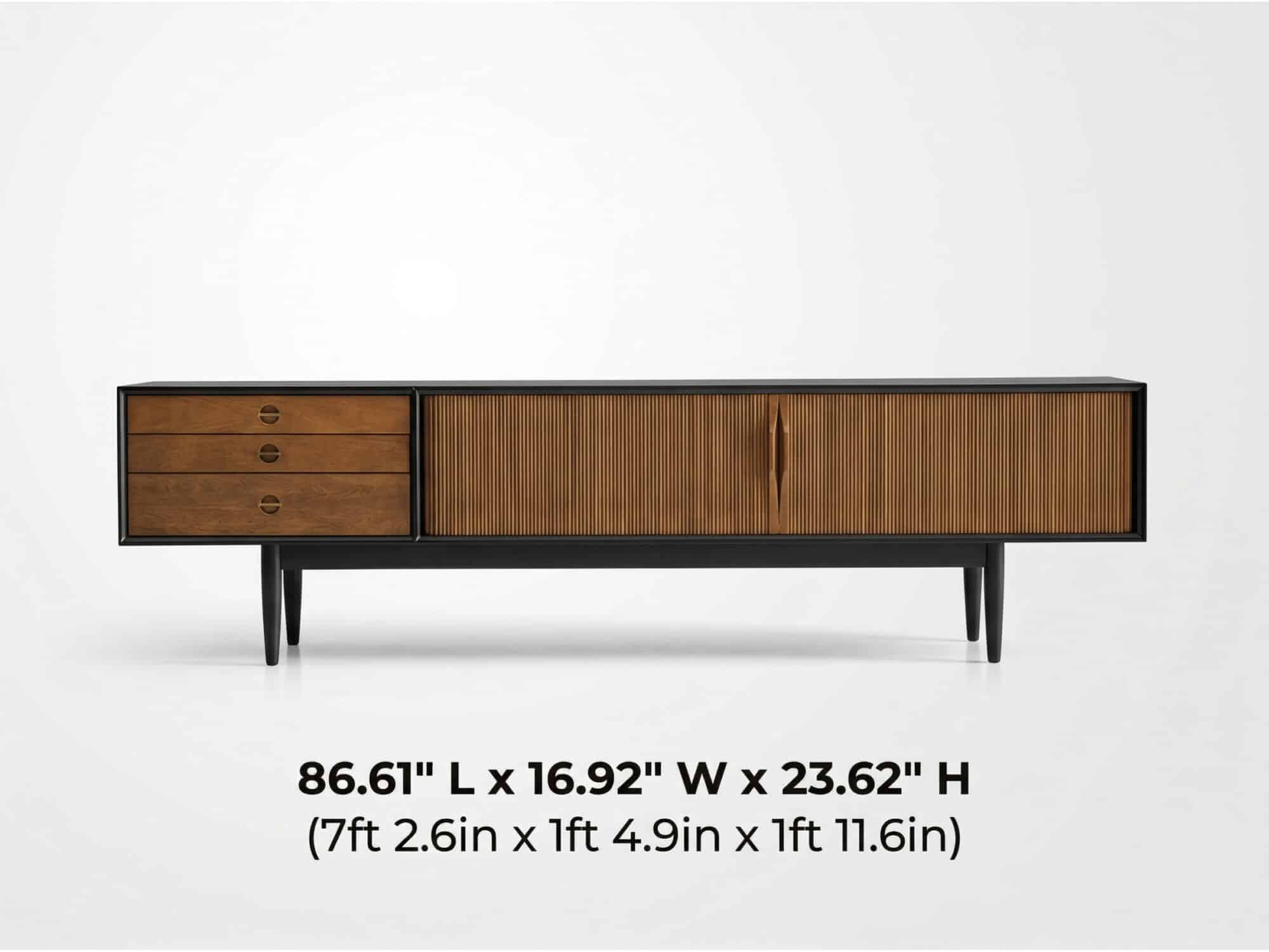 The Retro Walnut TV Stand - dimensions - 相册图 #16 The Retro Walnut TV Stand 相册图 #16 dimensions