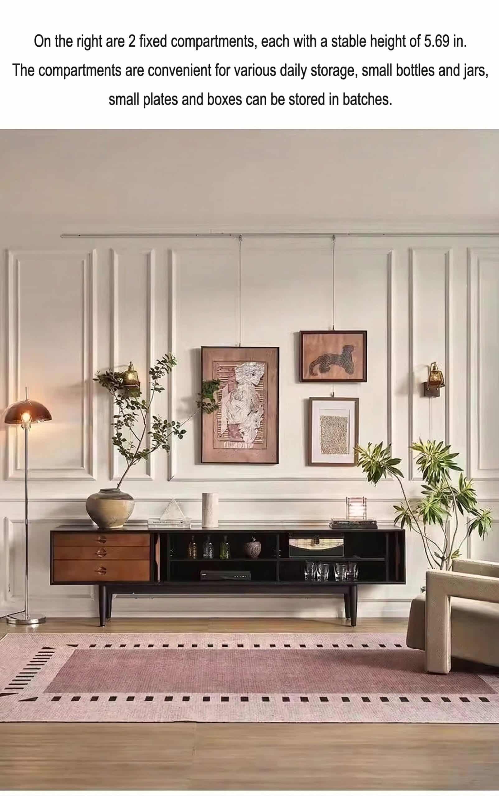 The Retro Walnut TV Stand 手动上传图 translated