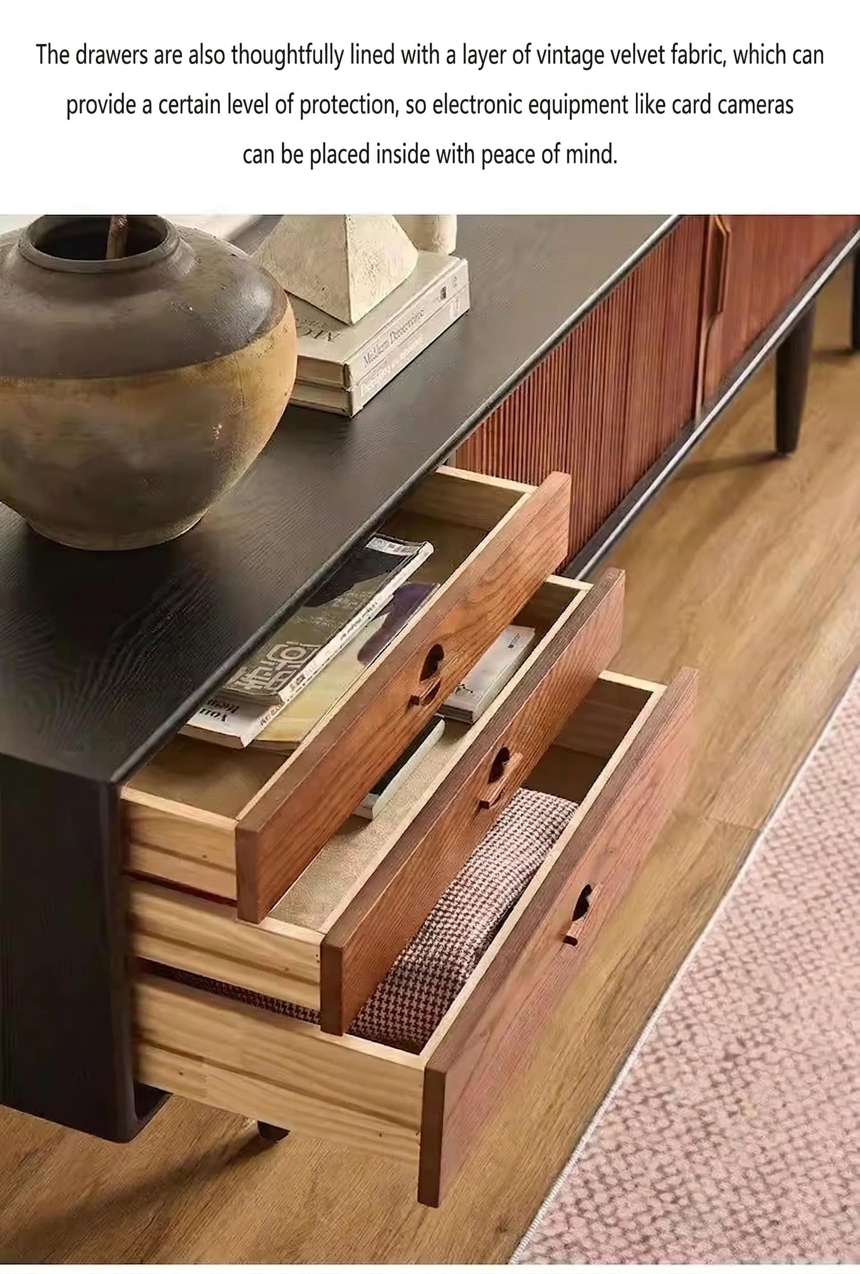 The Retro Walnut TV Stand 手动上传图 translated