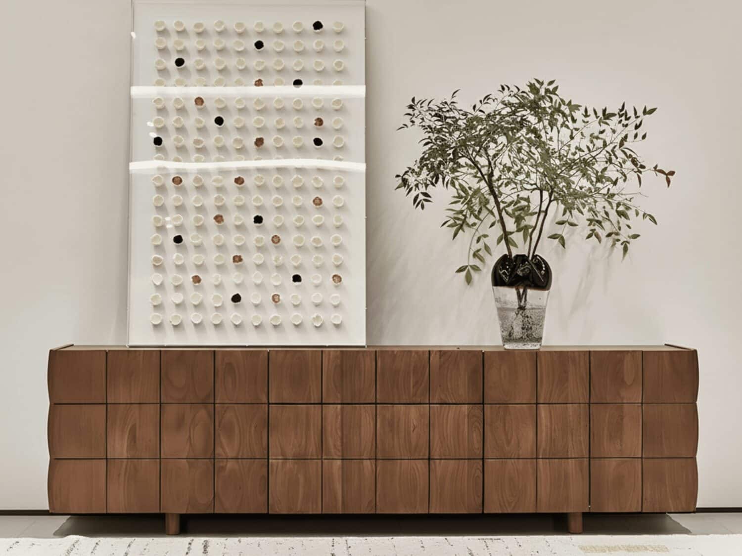 Traditional Brown Walnut Wood Cabinet Shelves Tv Stand 1 1a0fd41c 7a7a 4bf3 8d17 4618216fde1c