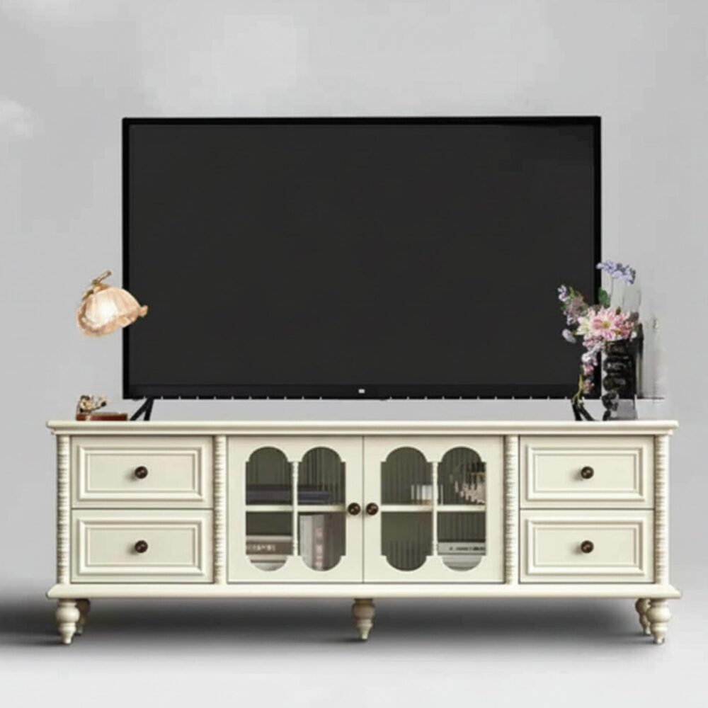 vintage-rectangle-elegant-black-tv-stand-with-cabinet-15 Vintage Rectangle Elegant Black Tv Stand With Cabinet 15