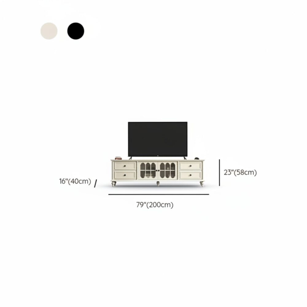 vintage-rectangle-elegant-black-tv-stand-with-cabinet-23 Vintage Rectangle Elegant Black Tv Stand With Cabinet 23