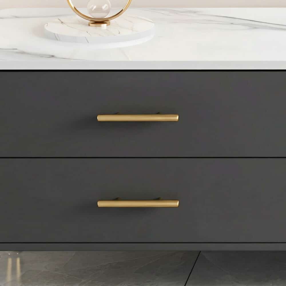 White-Black Stone Cabinet TV Stand with Lighting - resized - 相册图 #7 2 White-Black Stone Cabinet TV Stand with Lighting 相册图 #7 resized