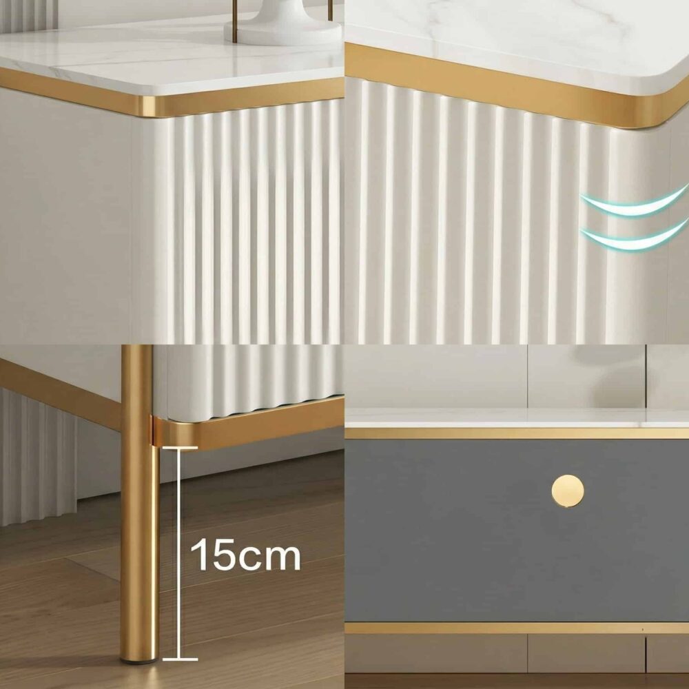 white-glass-open-storage-drawers-tv-stand-with-legs-11 White Glass Open Storage Drawers Tv Stand With Legs 11