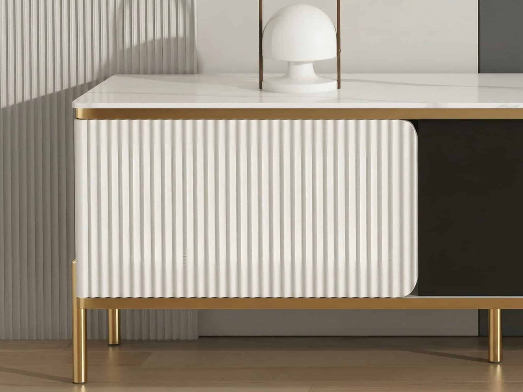 white-glass-open-storage-drawers-tv-stand-with-legs-13 White Glass Open Storage Drawers Tv Stand With Legs 13