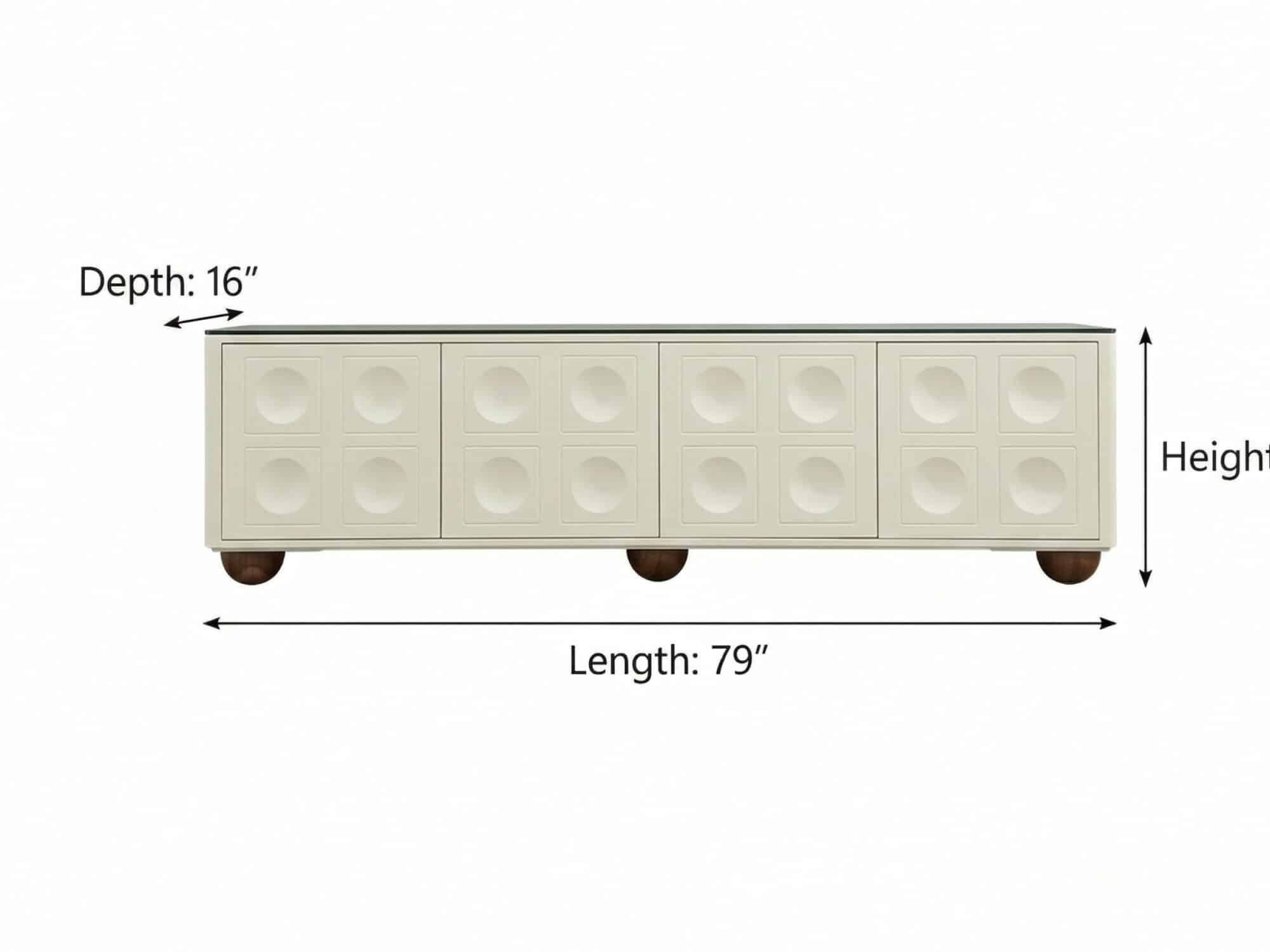 White Stone Rectangle Shelves Cabinet Long TV Stand - dimensions - 相册图 #13 White Stone Rectangle Shelves Cabinet Long TV Stand 相册图 #13 dimensions