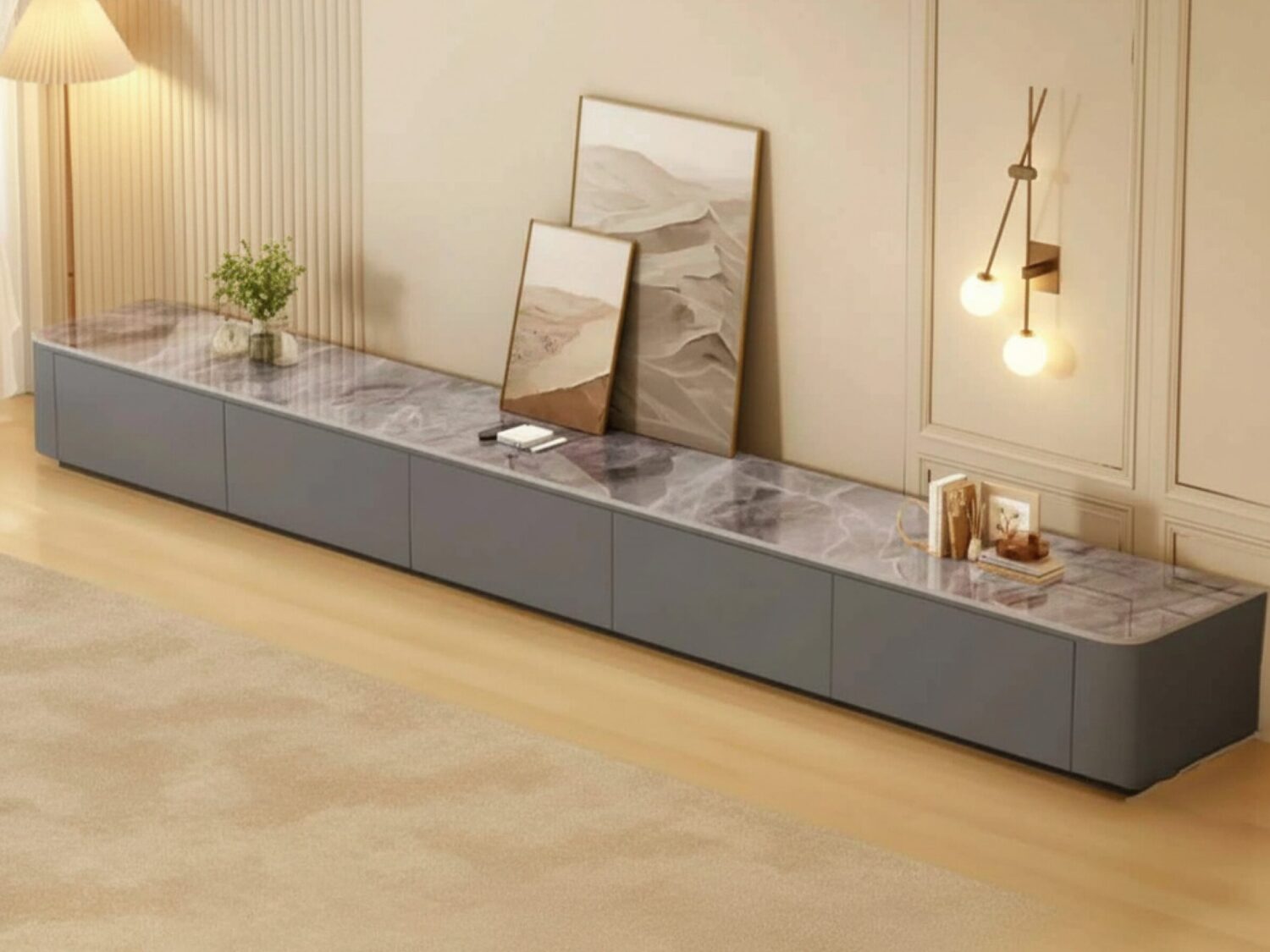 White Wood Drawers Tv Stand With Cable Management 2 1c517f4e Fd86 46ce B677 C421844969c4