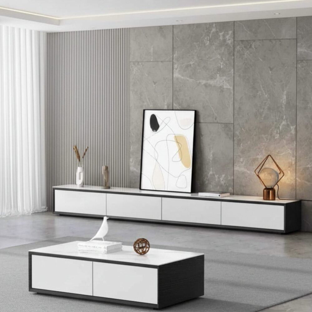 white-wood-slate-long-tv-stand-with-drawers-1 White Wood Slate Long Tv Stand With Drawers 1