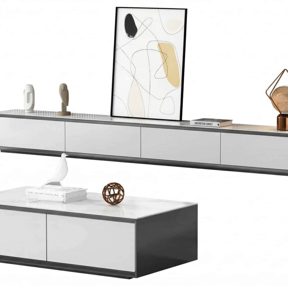 white-wood-slate-long-tv-stand-with-drawers-5 White Wood Slate Long Tv Stand With Drawers 5