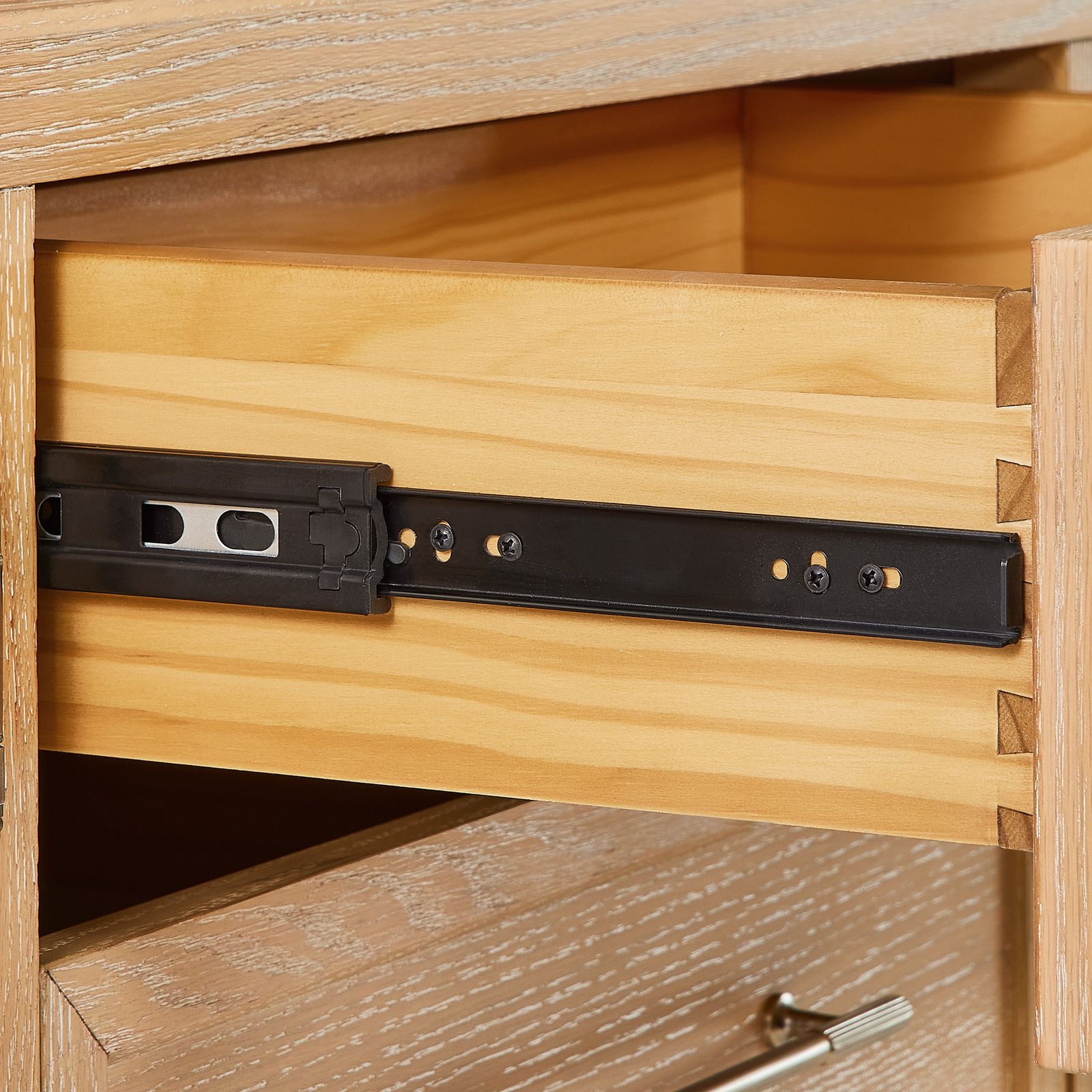 Valborg Solid Oak Media Console