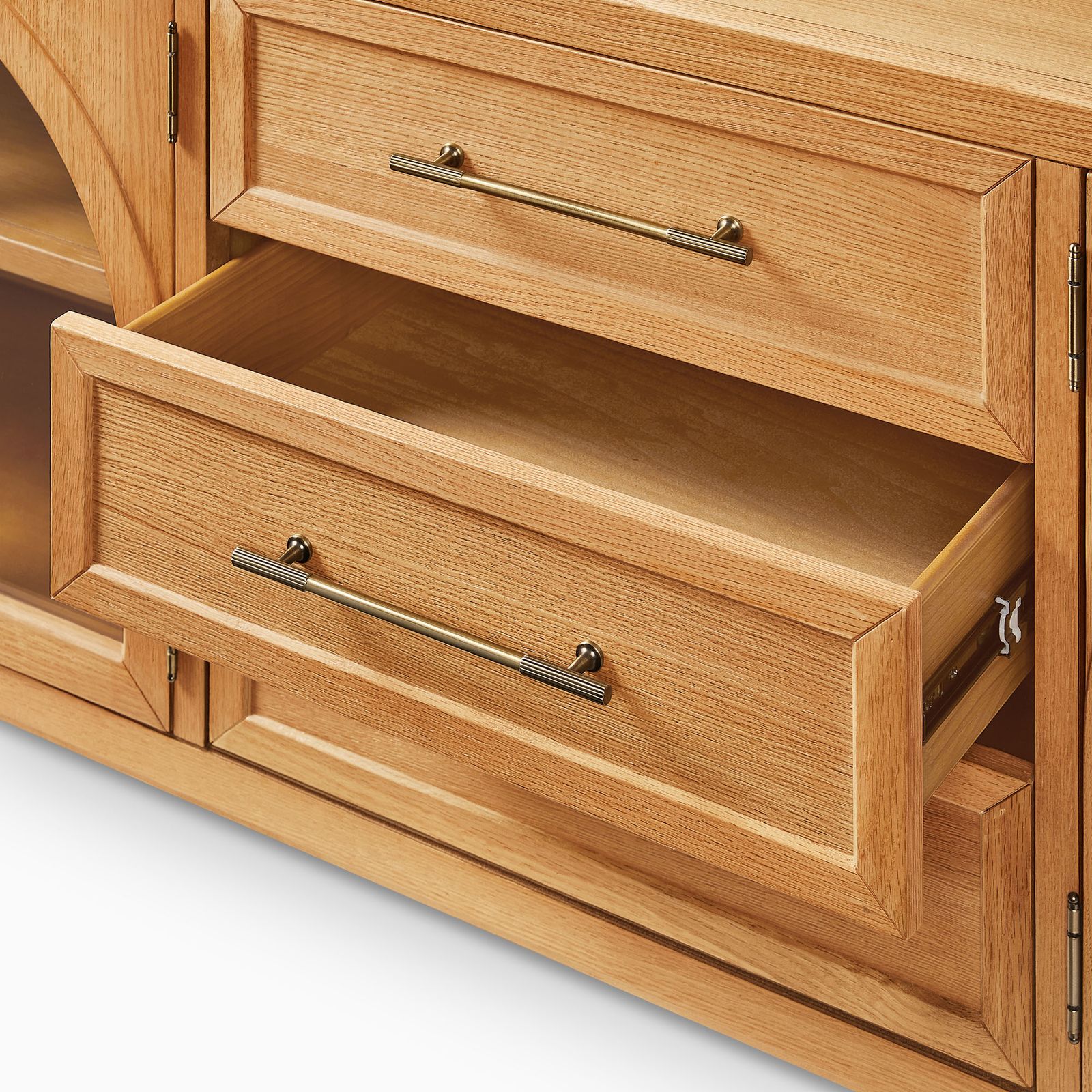 Valborg Solid Oak Media Console