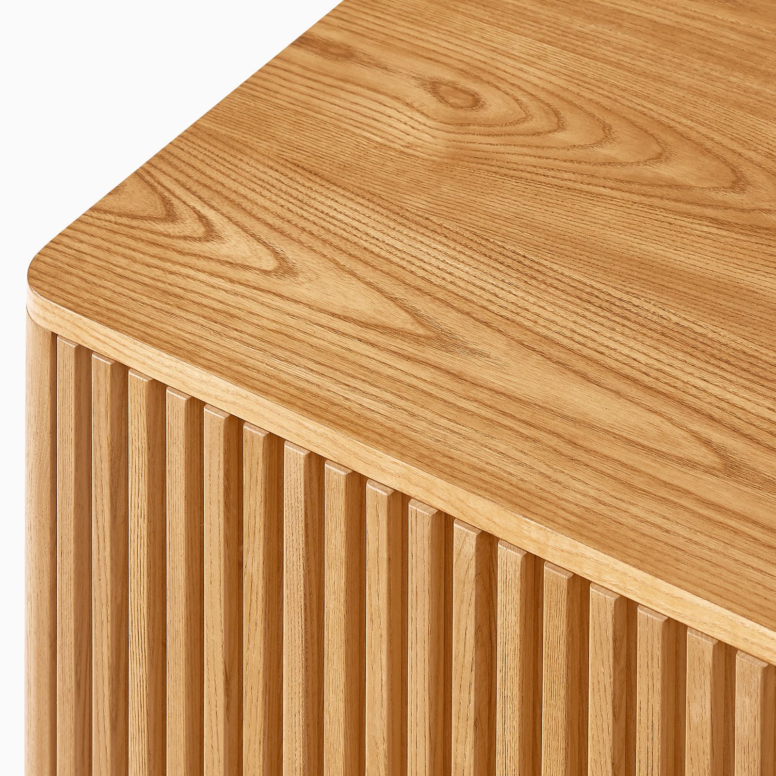 Sabina Ash Wood Media Console