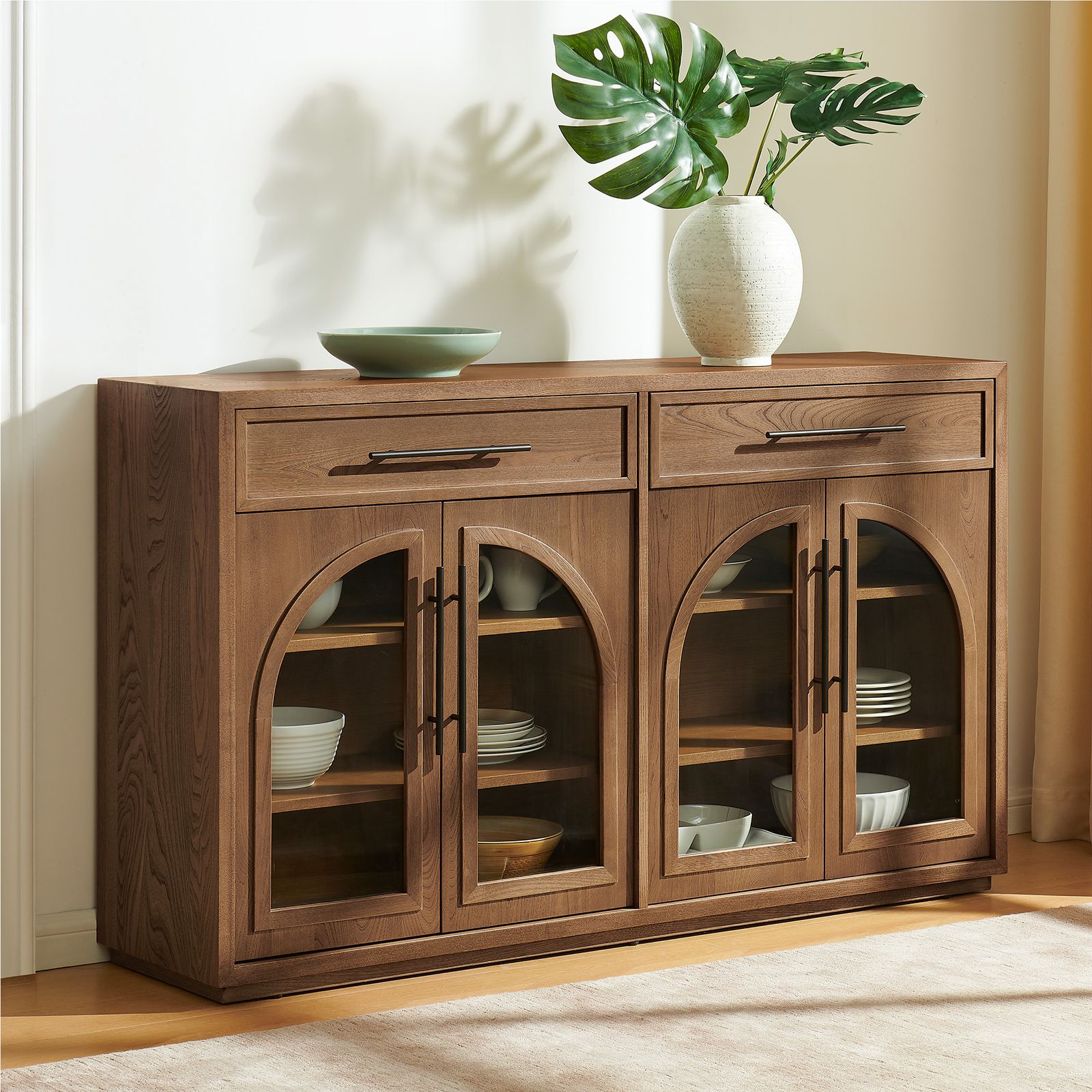 Valborg Elm Wood Sideboard