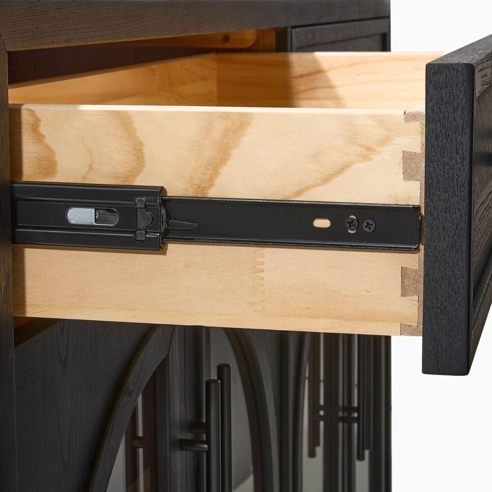 Valborg Elm Wood Sideboard