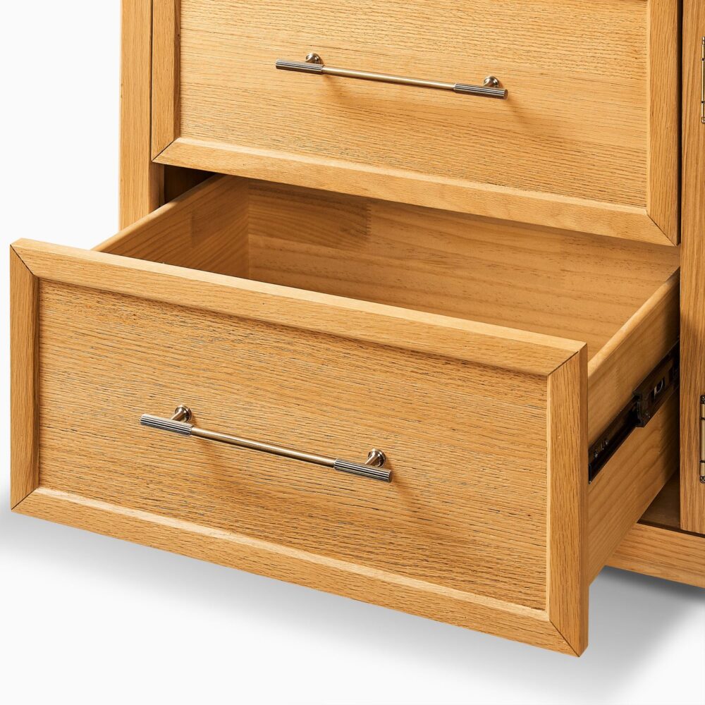 Valborg Solid Oak Media Console