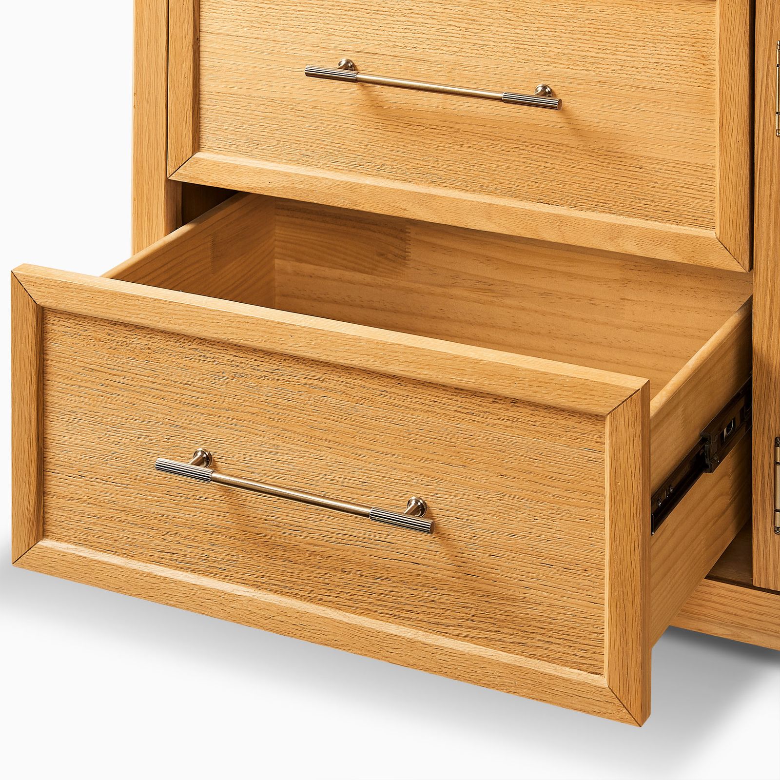 Valborg Solid Oak Media Console