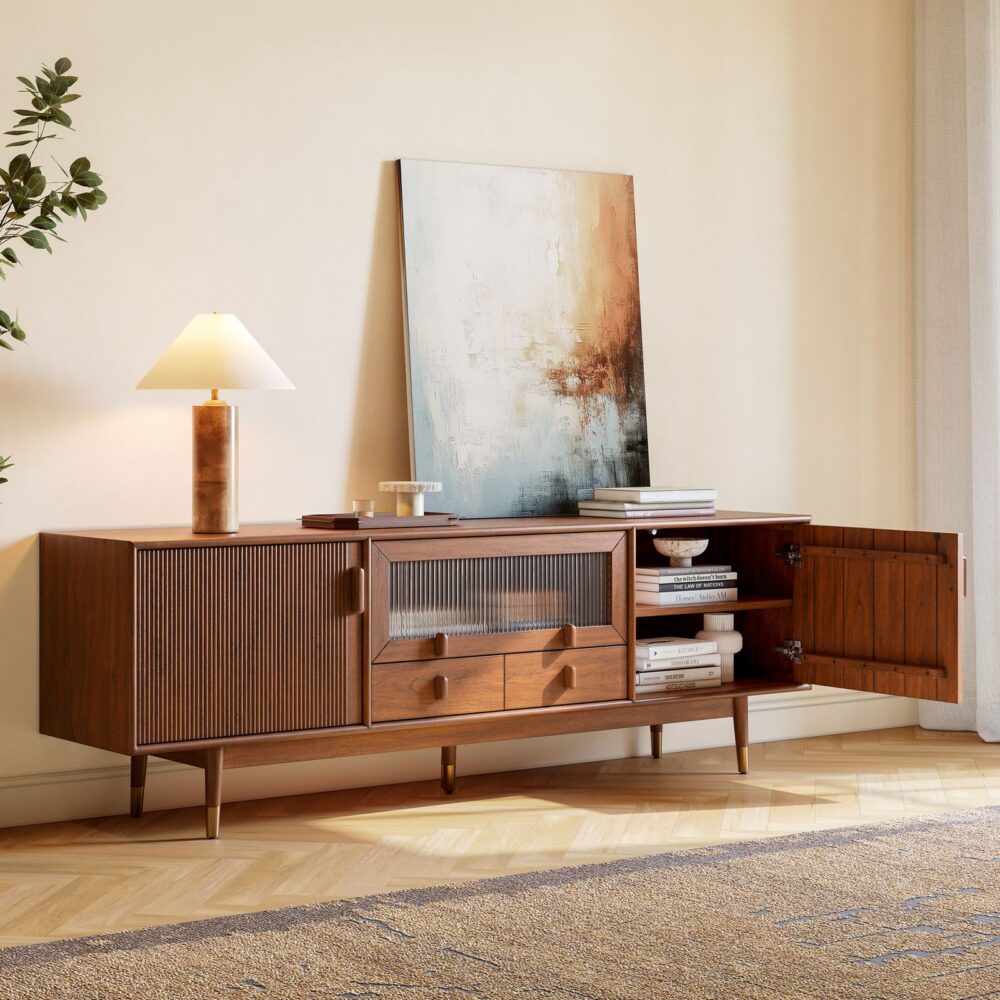 The Stavn Walnut Media Console